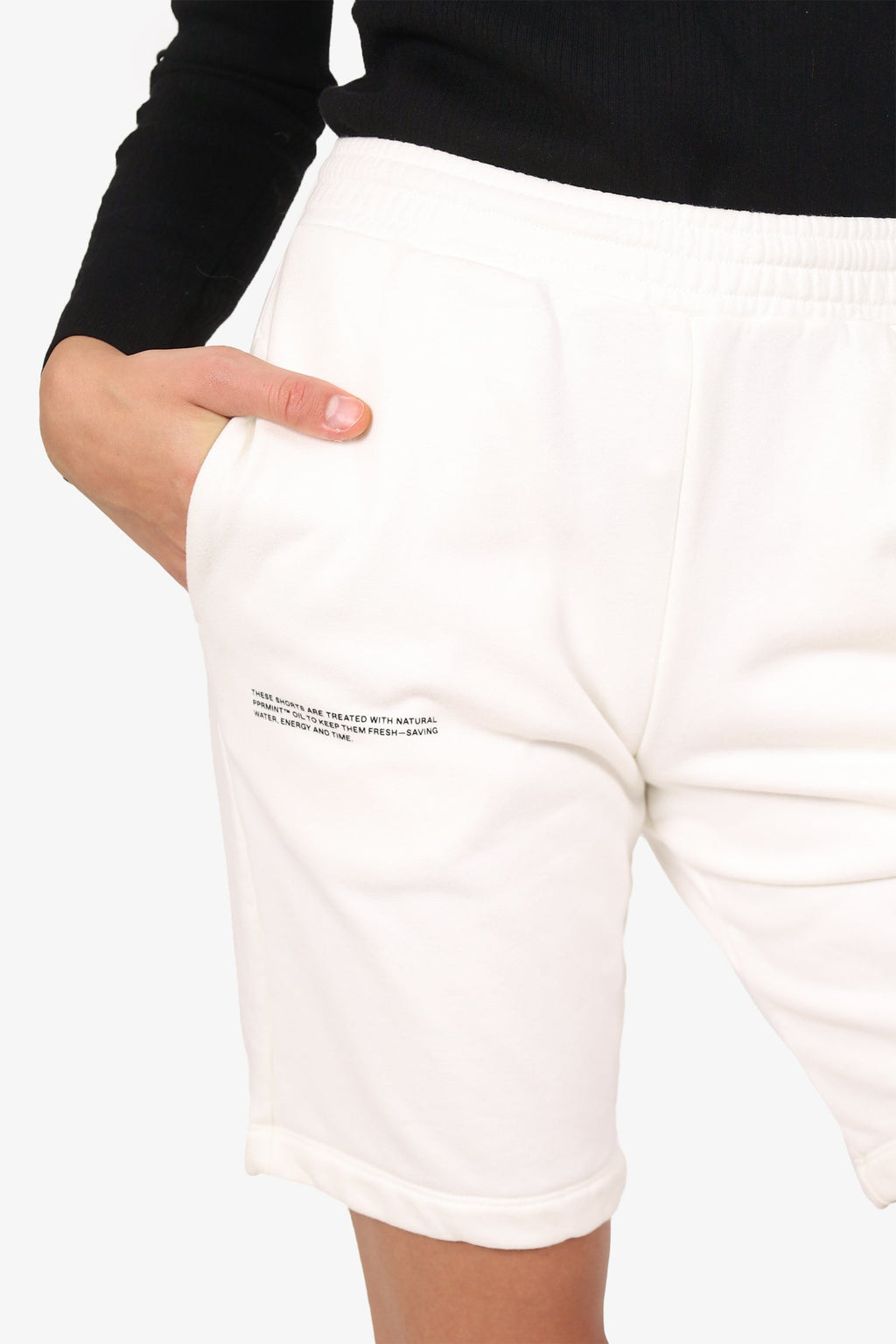 Pangaia White Long Shorts Size XS