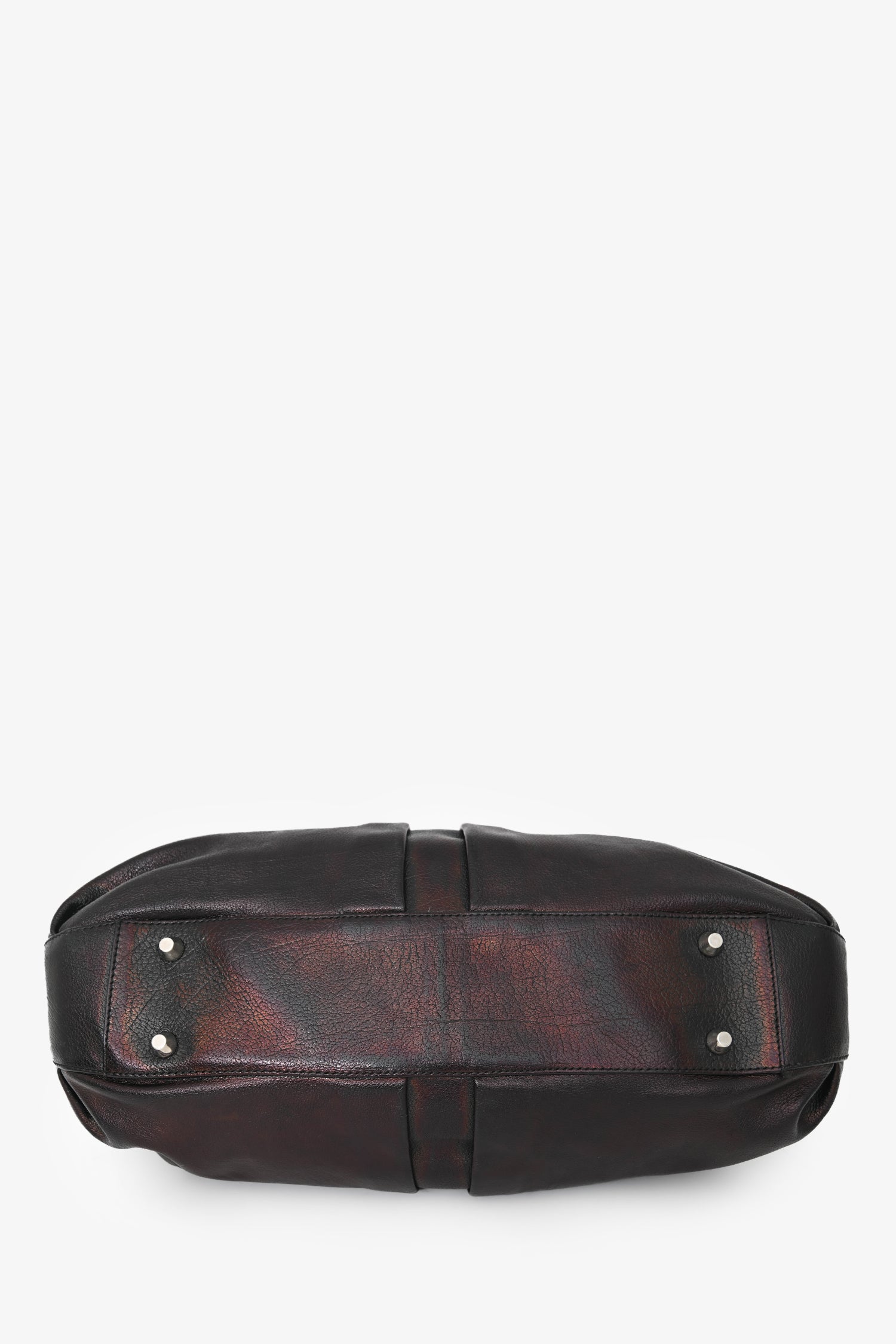 Jimmy Choo Brown/Black Metallic Leather Bag
