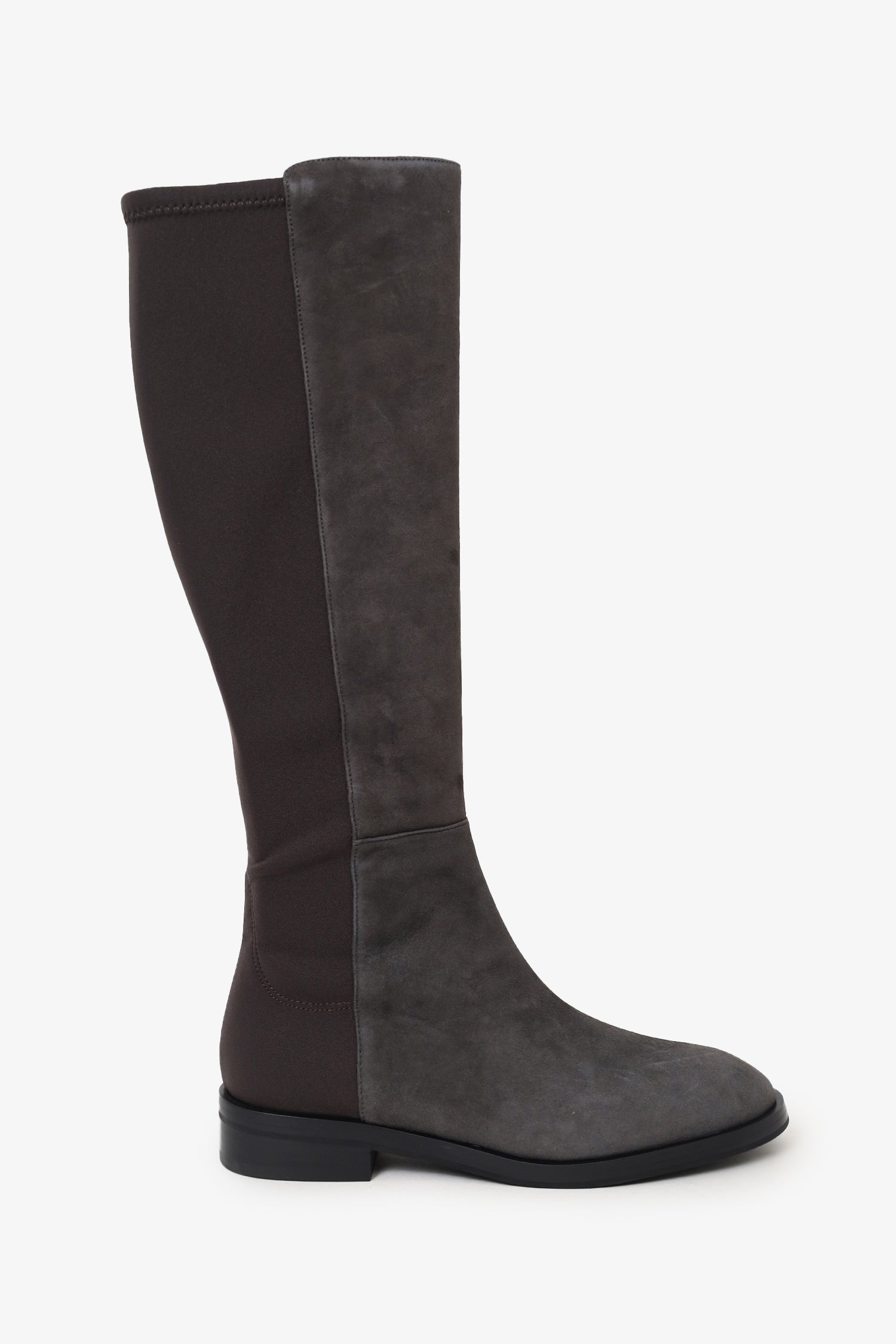Stuart Weitzman Grey Suede Creer City Boots Size 36.5
