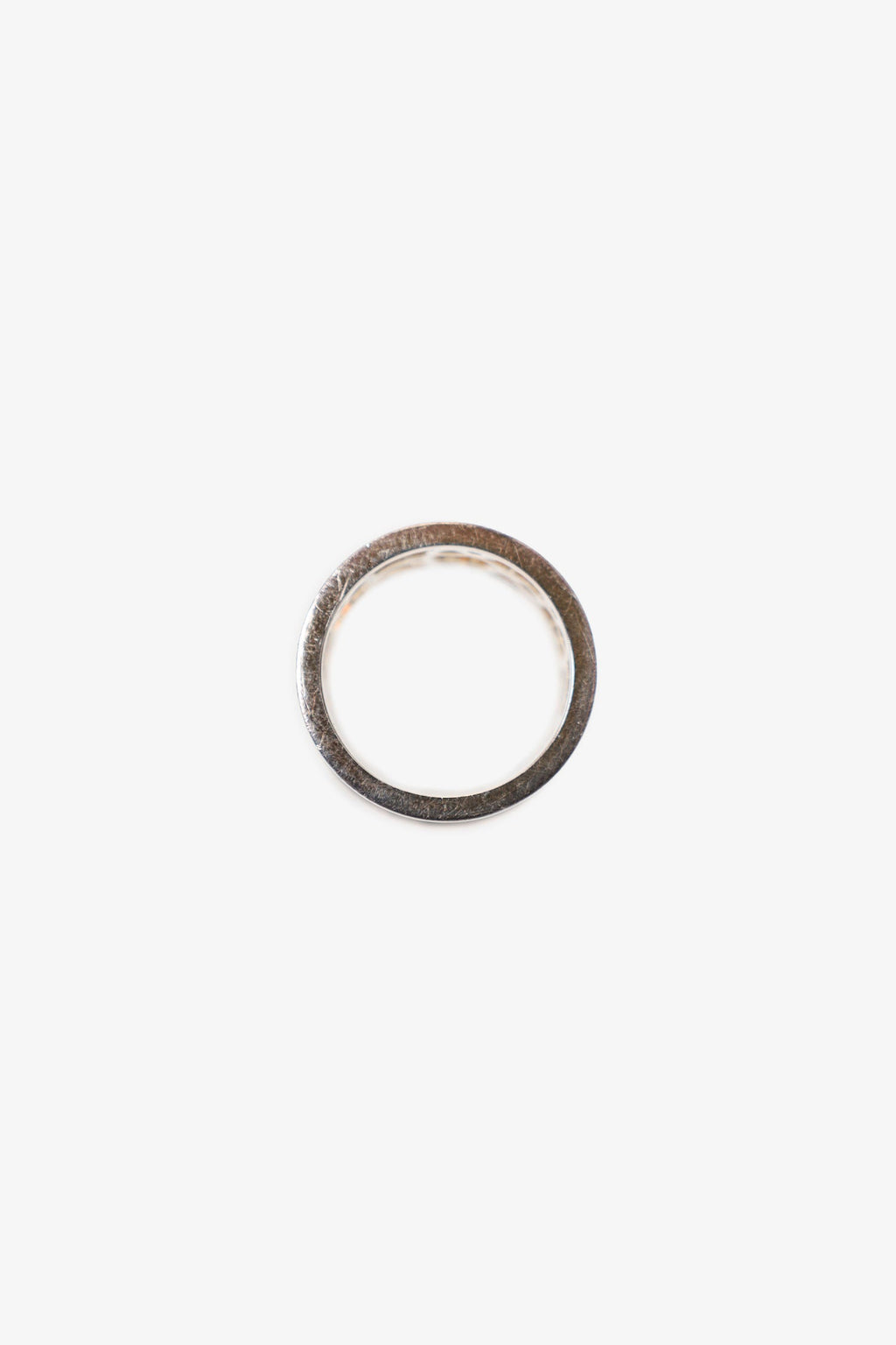 Hermès Sterling Silver Chaine d'Ancre Passerelle Ring