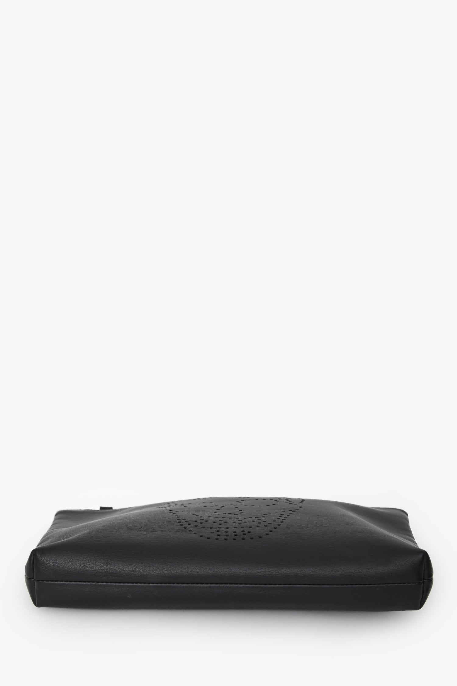 Alexander McQueen Black Leather Skull Clutch