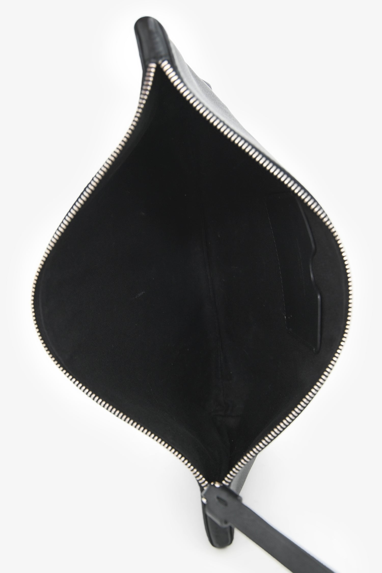Alexander McQueen Black Leather Skull Clutch