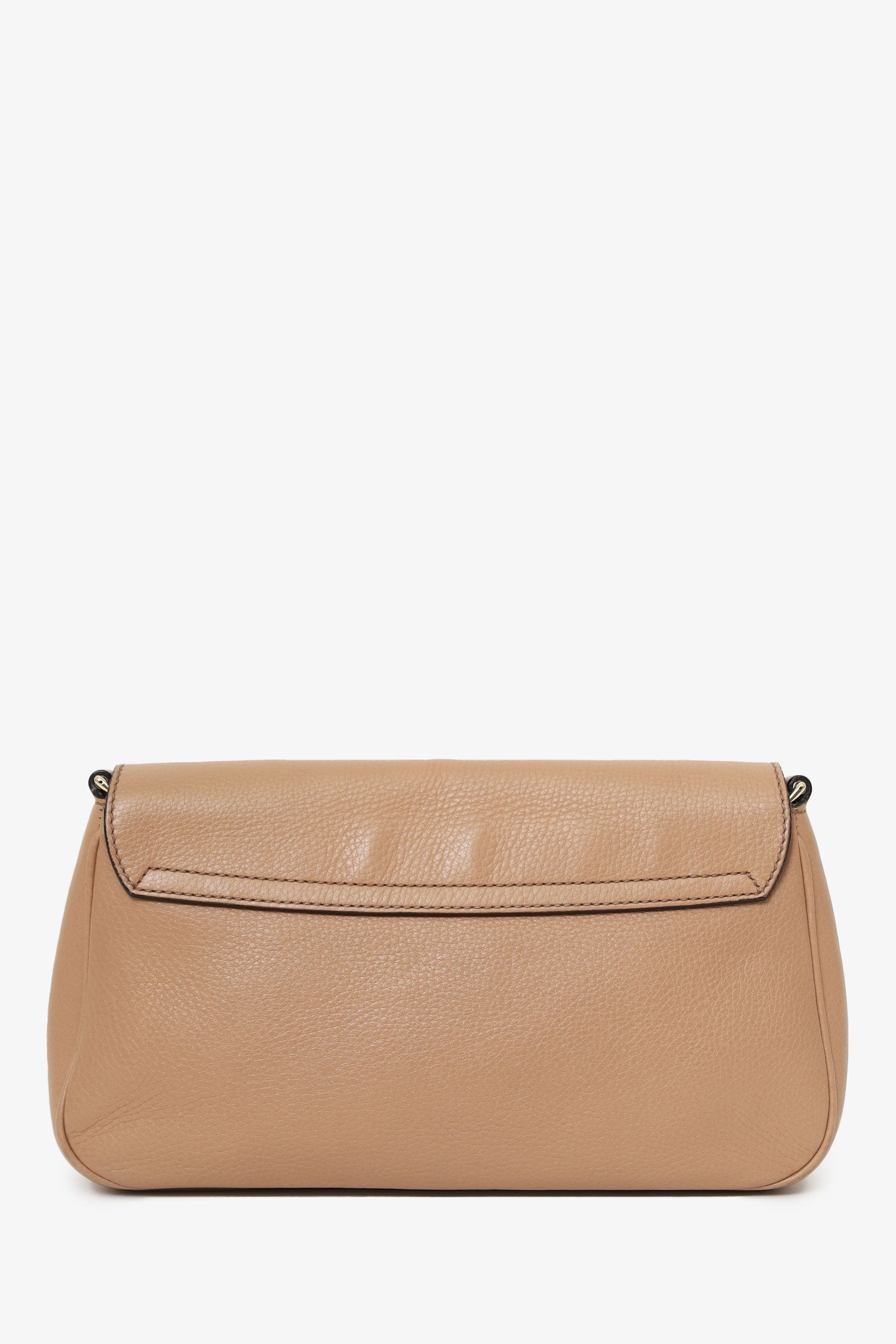 Gucci Nude Grained Leather 'Soho' Medium Flap Crossbody