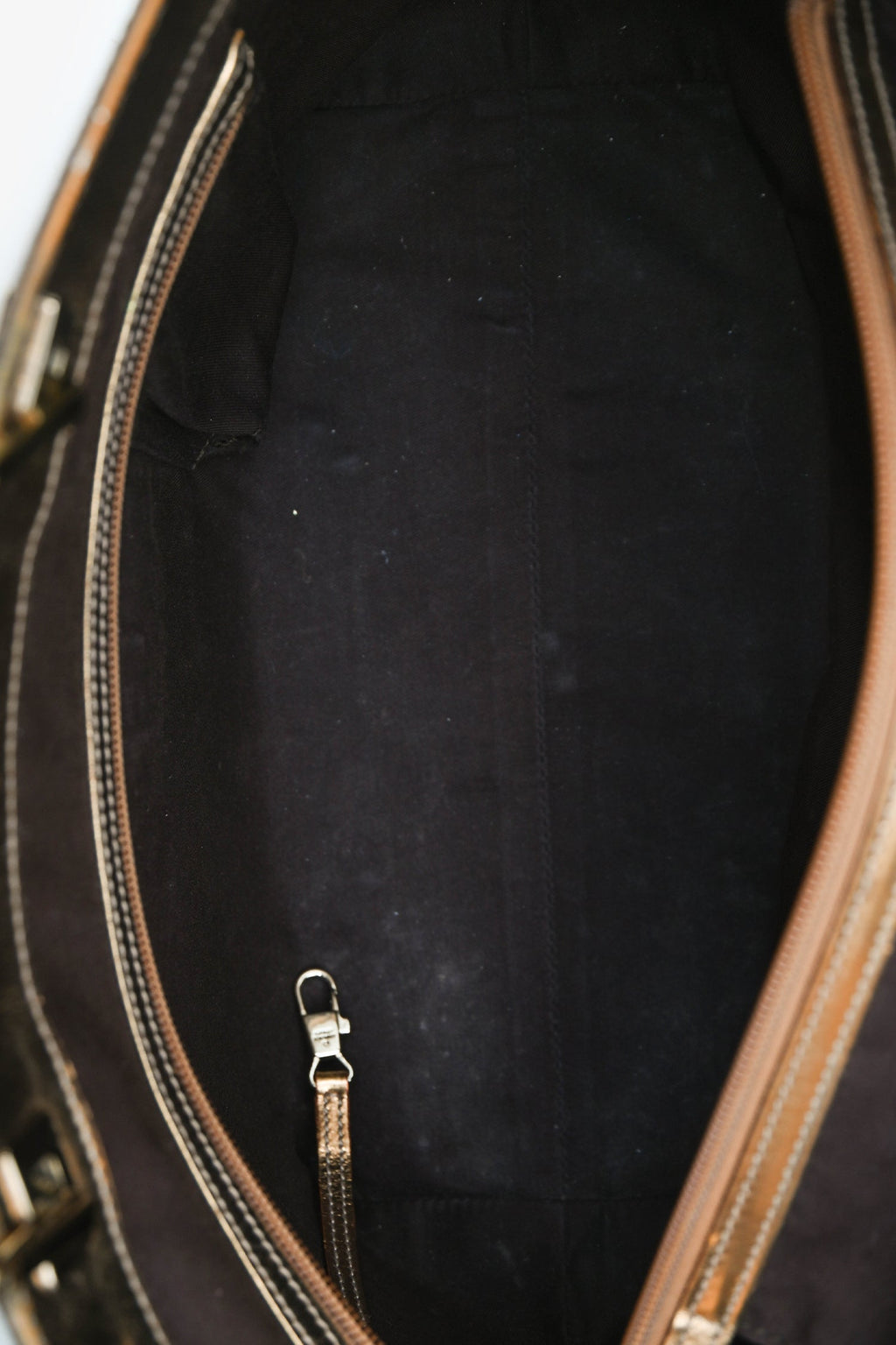 Gucci Gold Leather Guccissima Punch Tote