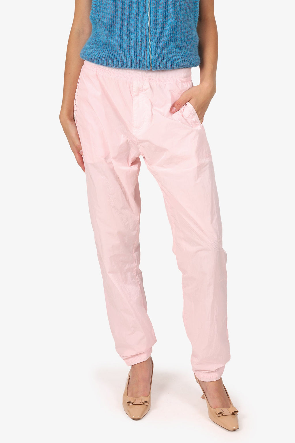 Givenchy Pink Nylon Track Pants Size 42