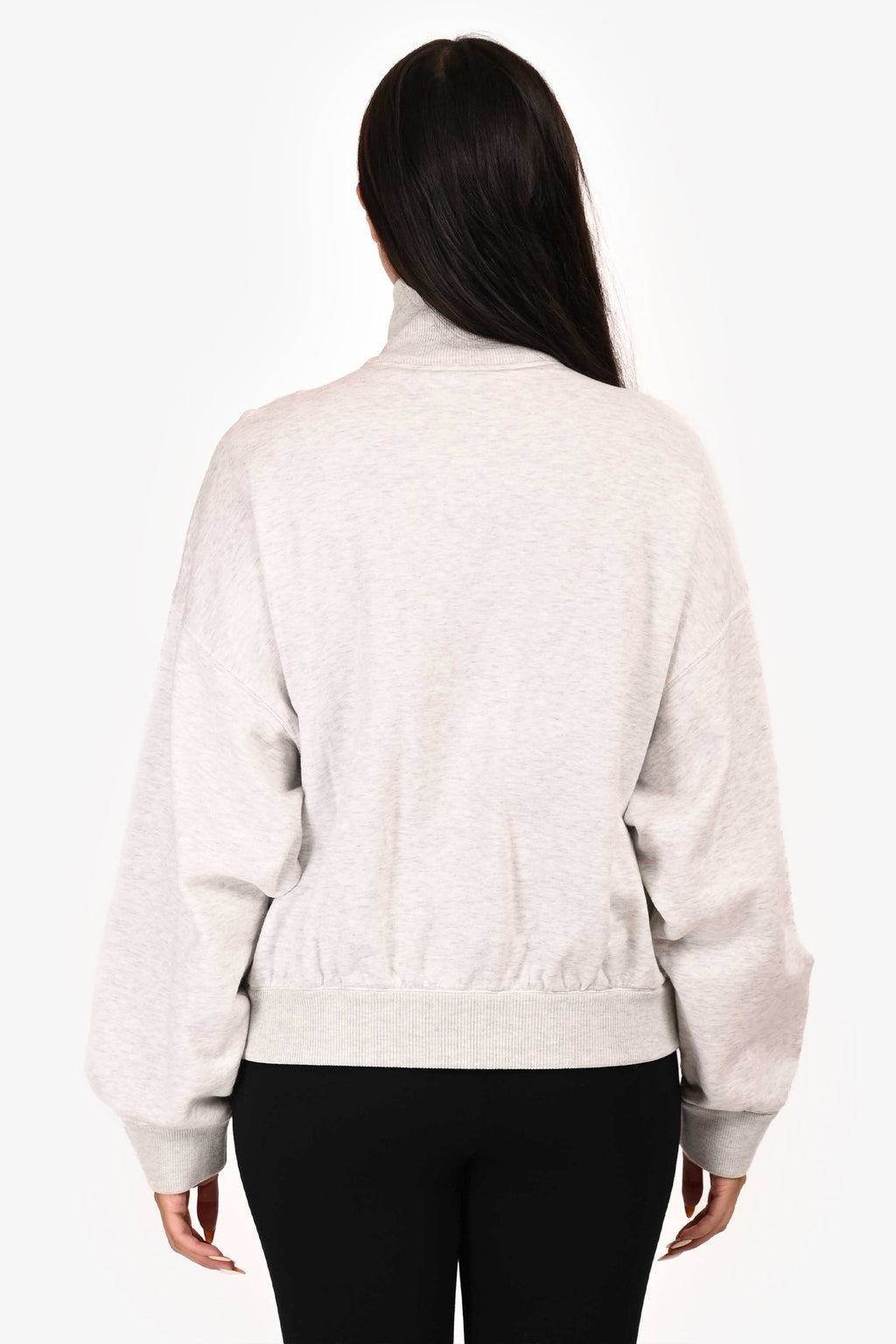 Versace Light Grey Embroidered Zip Up Sweatshirt Size 46