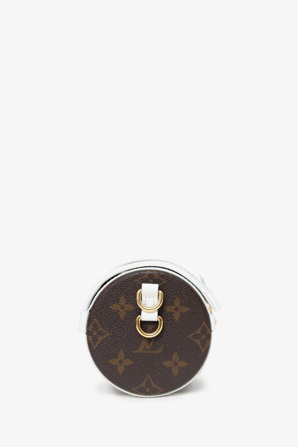 Louis Vuitton White/Brown Monogram Papillon Trunk With Pouch