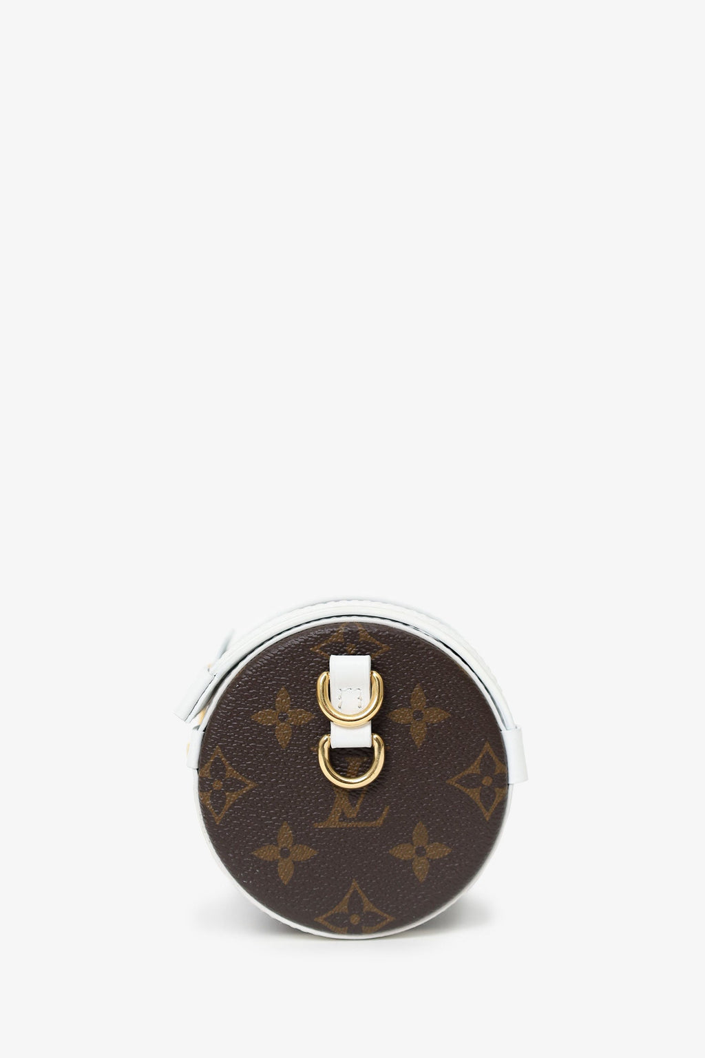 Louis Vuitton White/Brown Monogram Papillon Trunk With Pouch