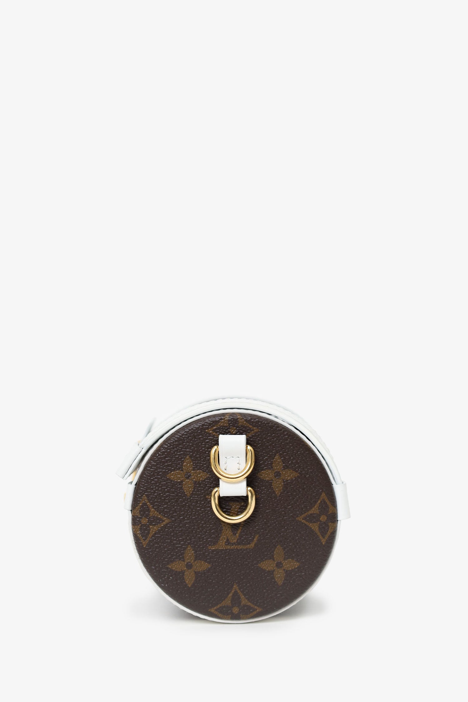 Louis Vuitton White/Brown Monogram Papillon Trunk With Pouch