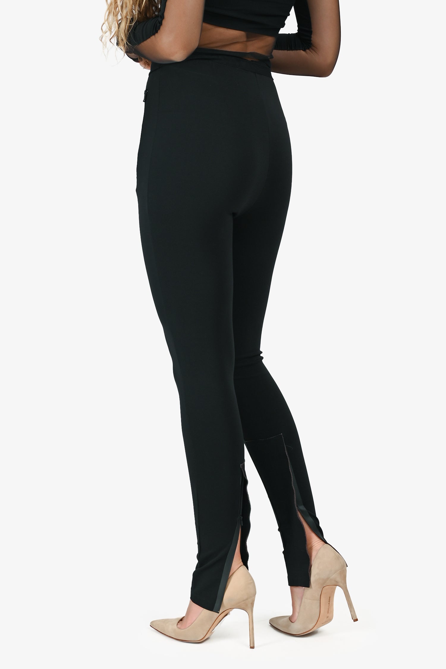 Wardrobe.NYC Zip Front Leggings Size S