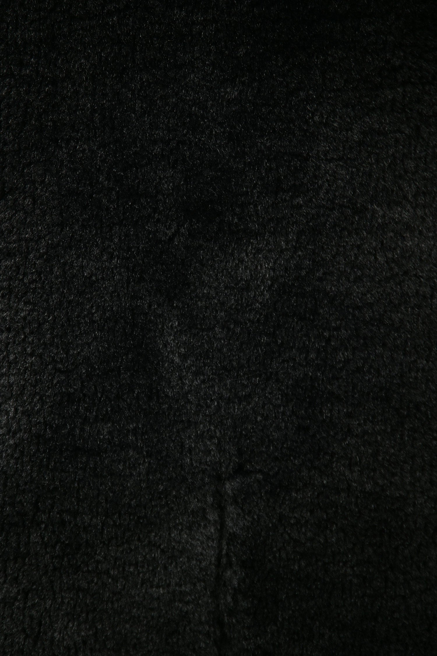 Saint Laurent Black Faux Fur Scarf