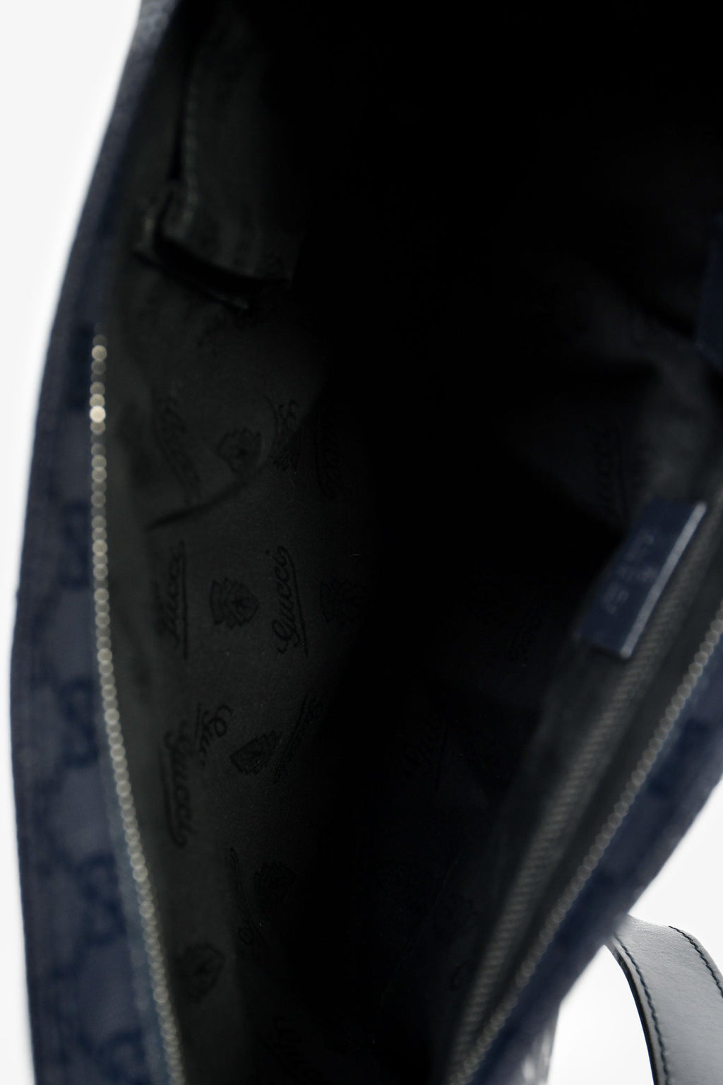 Gucci Navy GG Logo 'Imprime' Messenger Bag