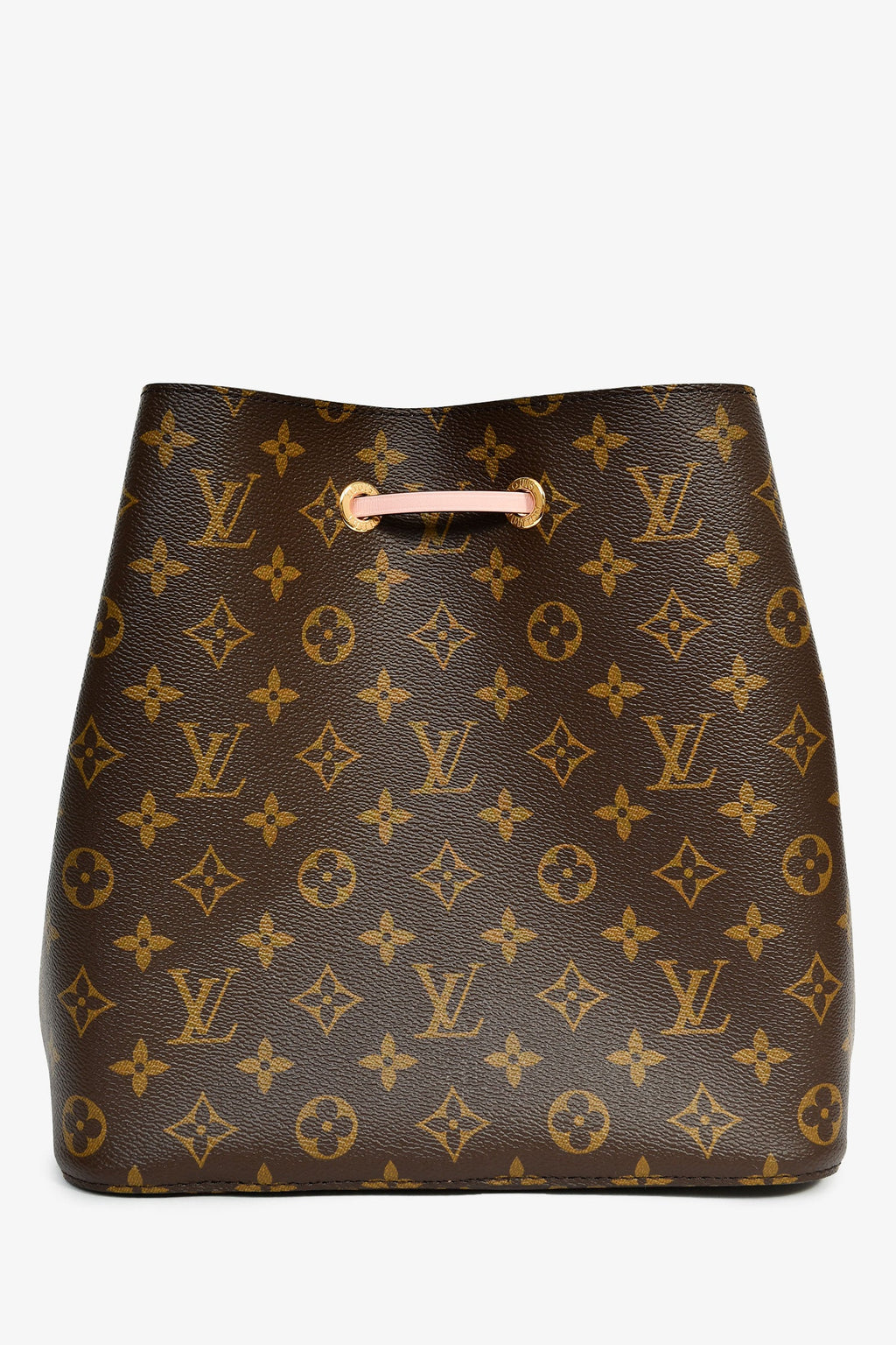 Louis Vuitton 2017 Monogram/Pink 'Neo Noe' MM Bucket Bag with 2 Straps