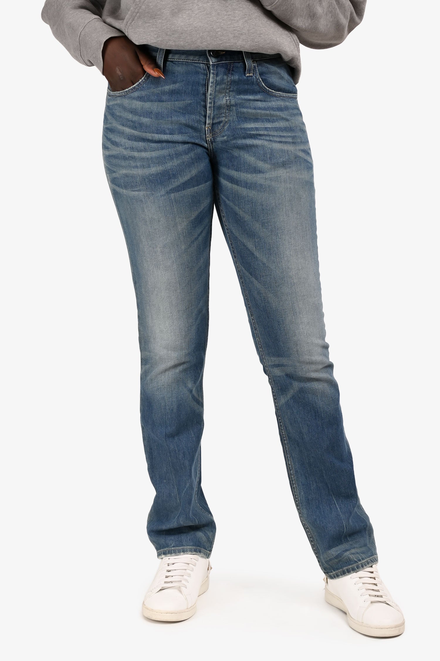 Gucci Light Blue Denim Slim Leg Jeans Size 46 Mens