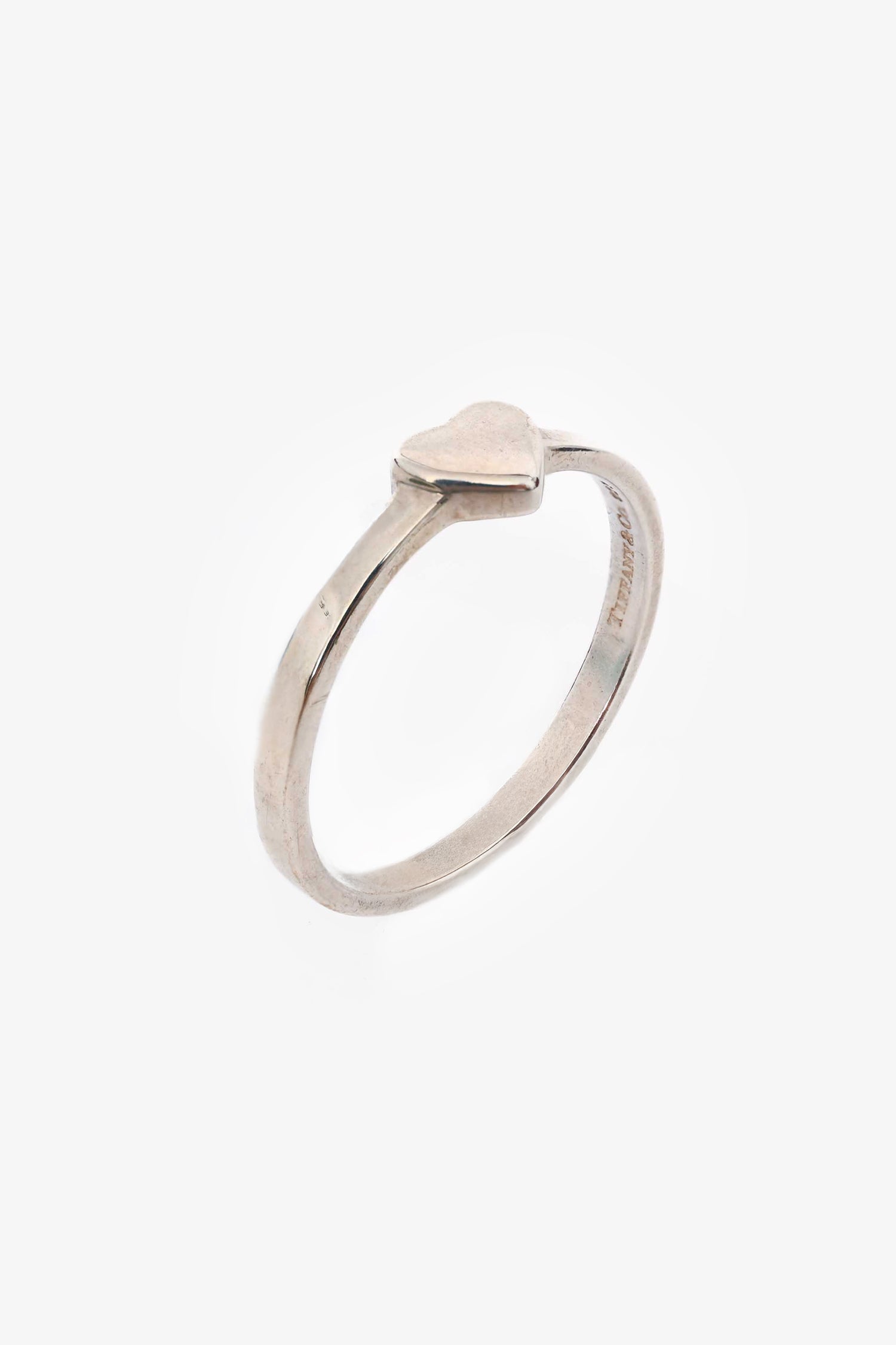 Tiffany & Co Sterling Silver Heart Ring