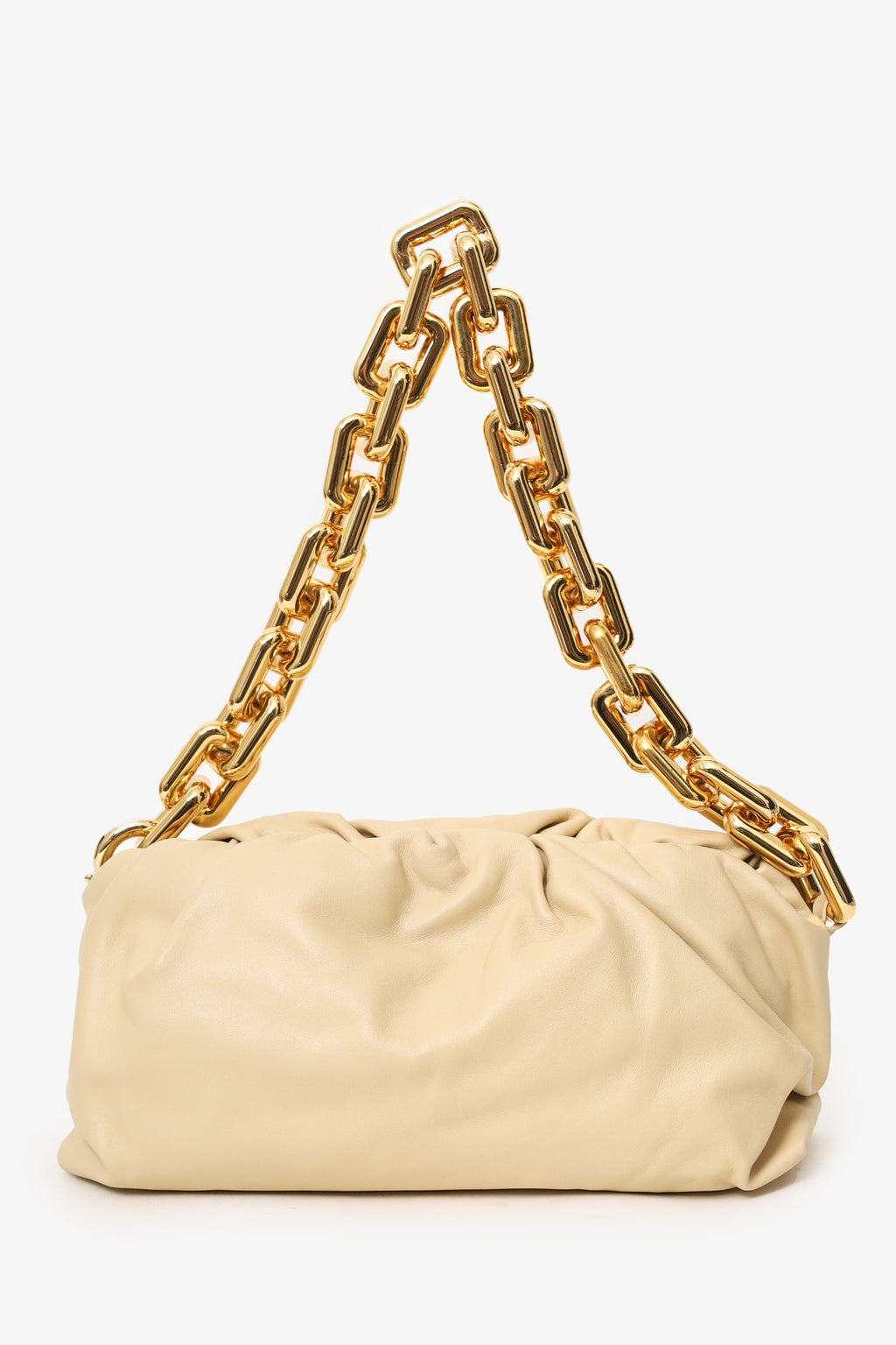 Bottega Veneta Beige Chain Pouch Bag