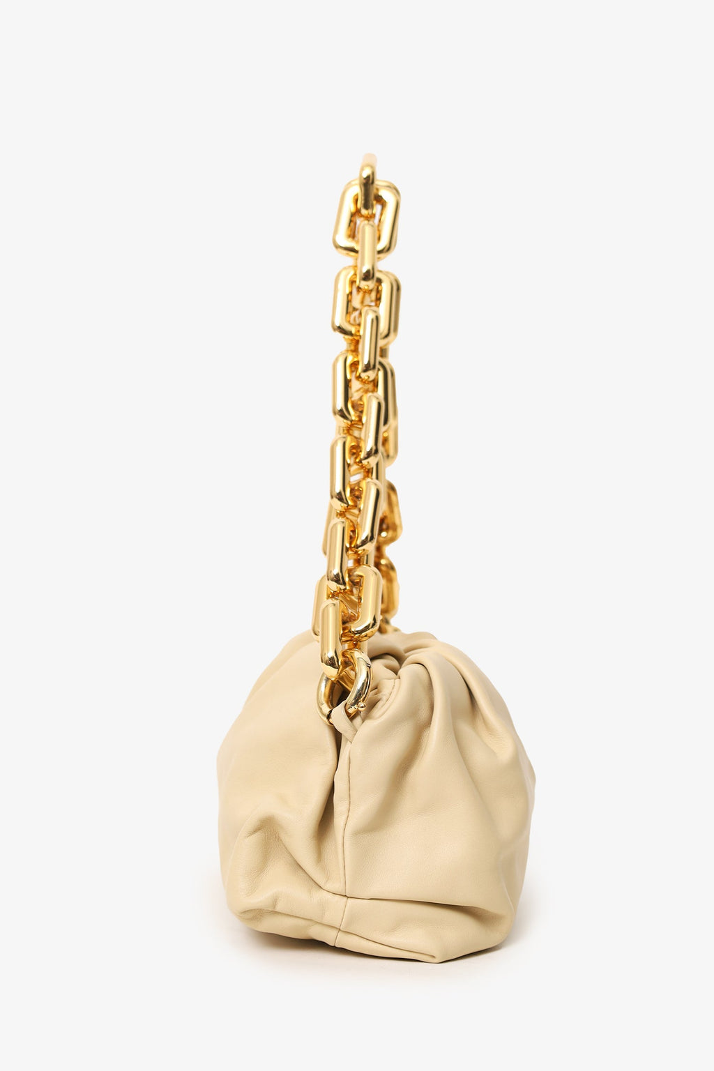 Bottega Veneta Beige Chain Pouch Bag