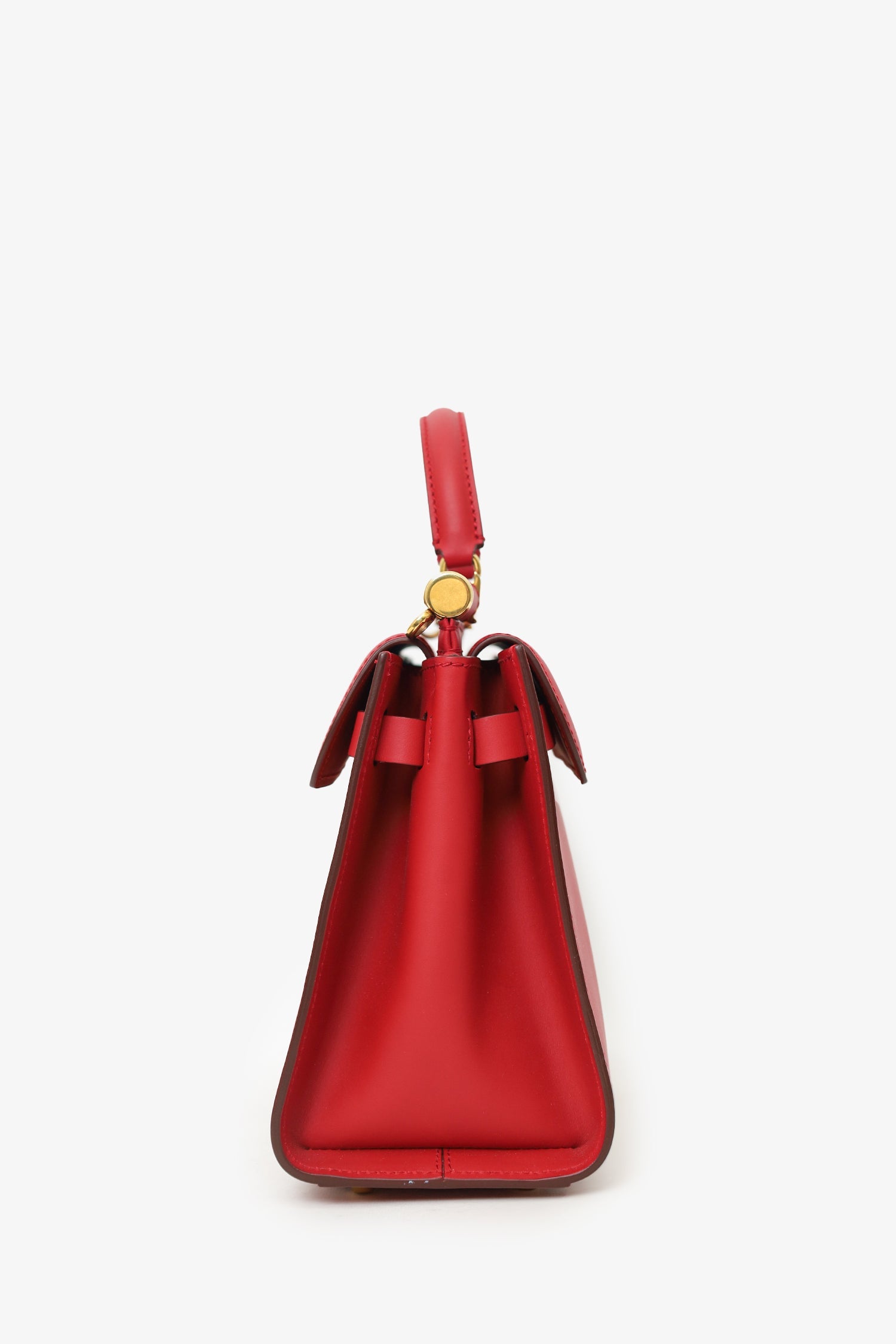 Dolce & Gabbana Red Leather Sicily Bag