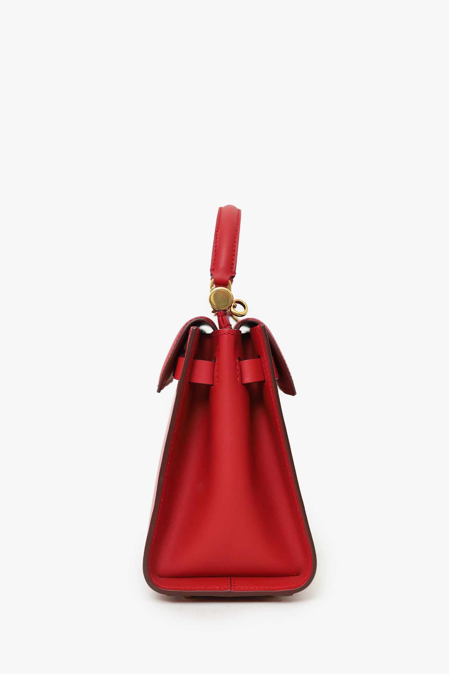 Dolce & Gabbana Red Leather Sicily Bag