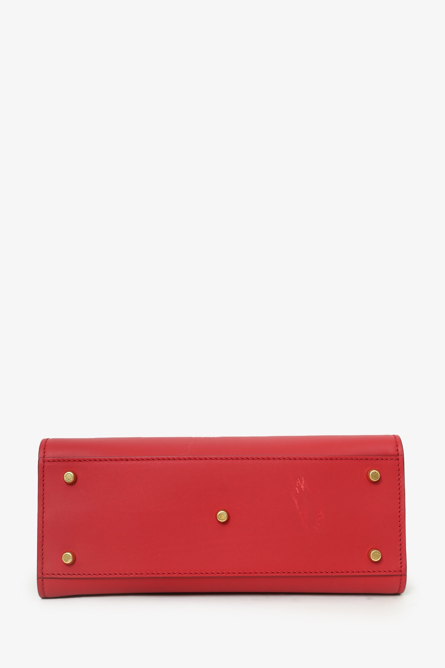 Dolce & Gabbana Red Leather Sicily Bag