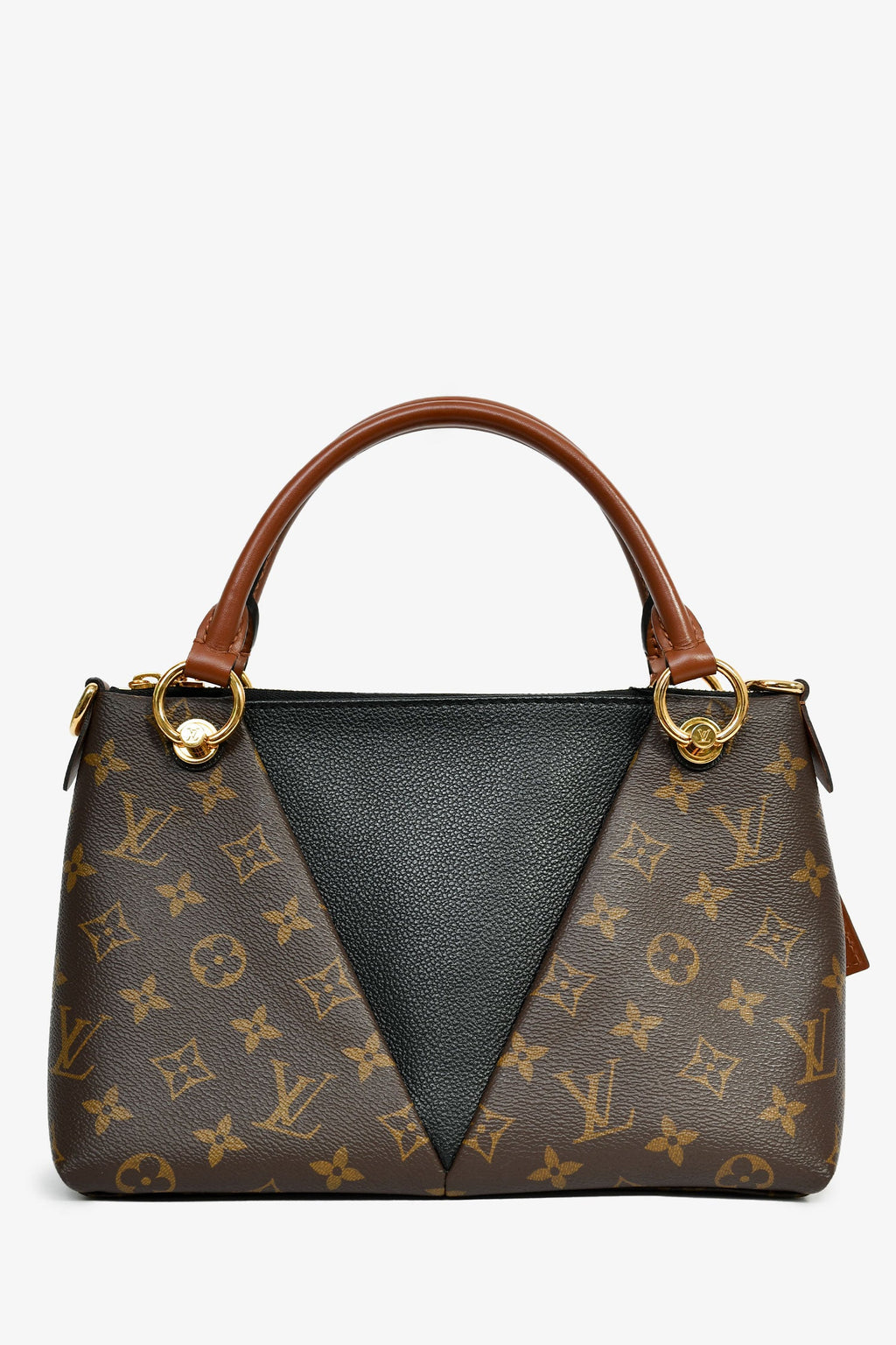 Louis Vuitton 2020 Monogram/Black 'V' Tote BB with Strap