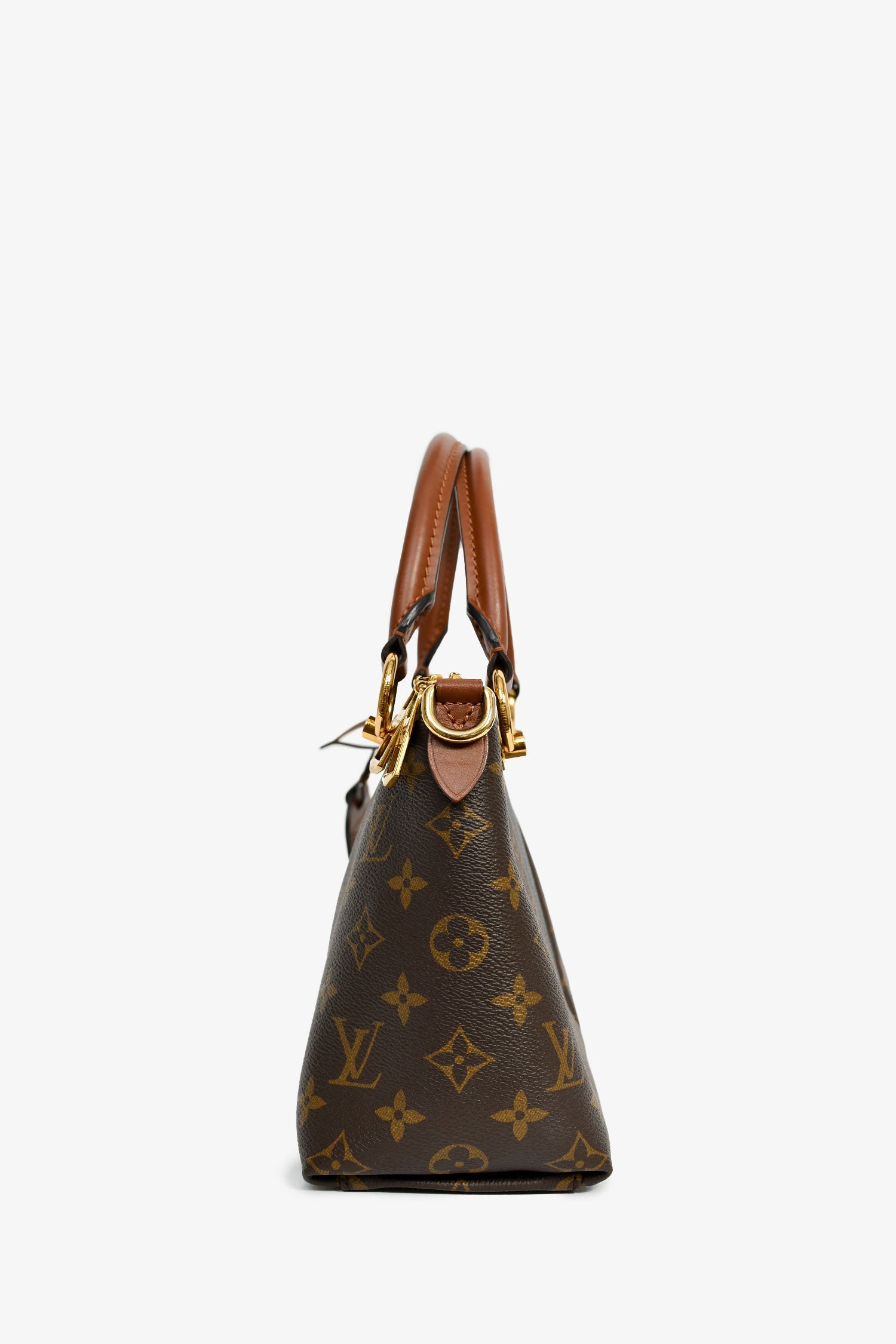 Louis Vuitton 2020 Monogram/Black 'V' Tote BB with Strap