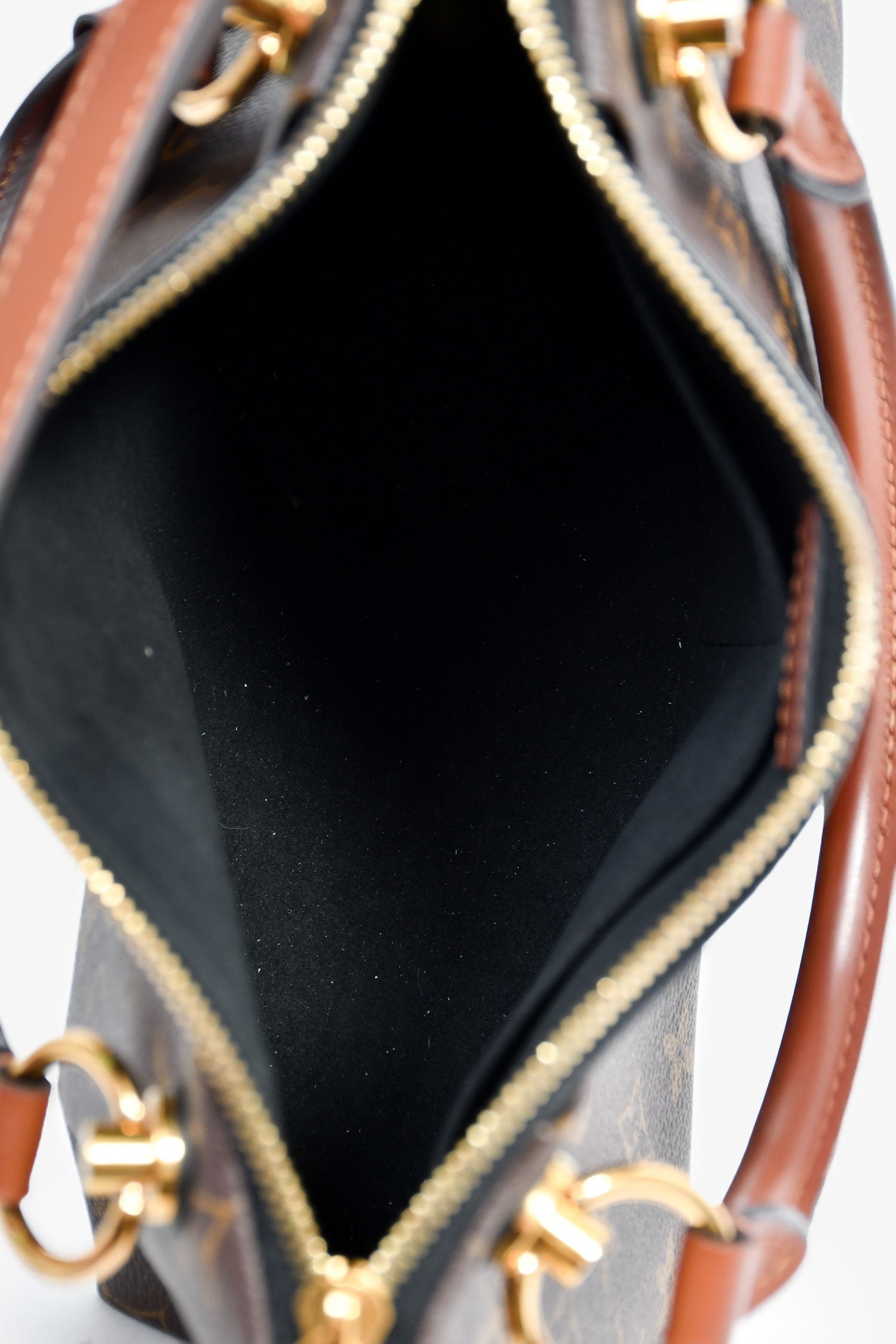 Louis Vuitton 2020 Monogram/Black 'V' Tote BB with Strap