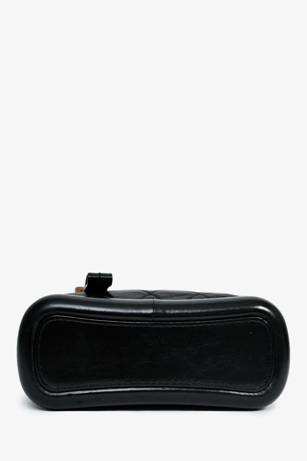 Pre-Loved Chanel™ 2018 Black Lambskin Leather Small Gabrielle Bag