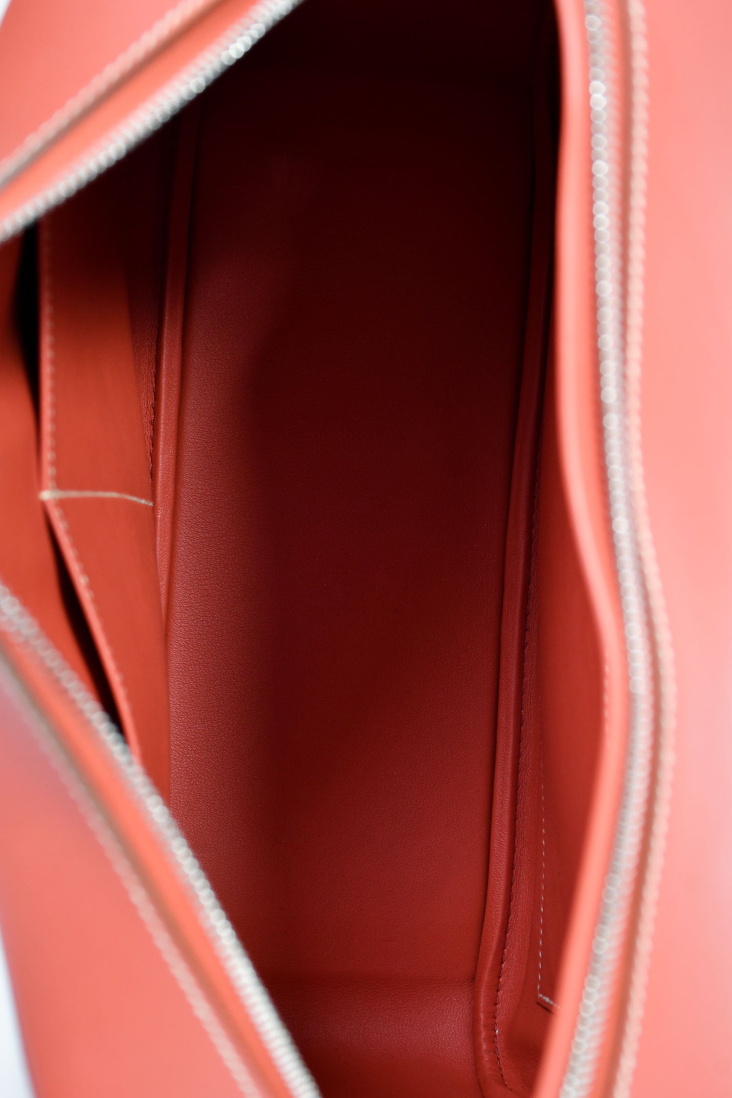 Hermès 2015 Orange Evercolour Leather Plume 32 Top Handle Bag
