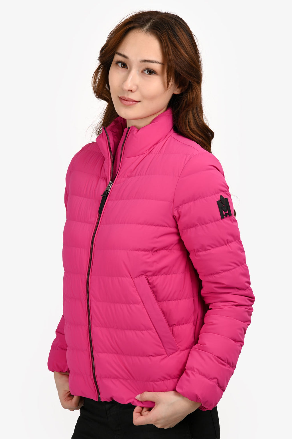 Mackage Hot Pink Puffer Zip-Up Jacket Size S