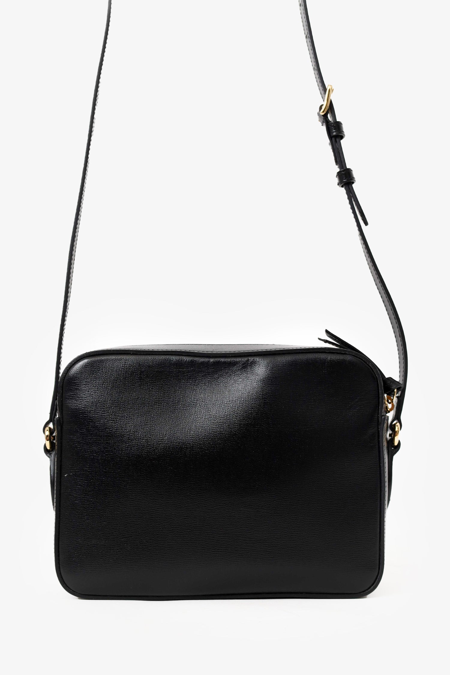 Gucci Black Azalea Calfskin Small Horsebit 1955 Shoulder Bag
