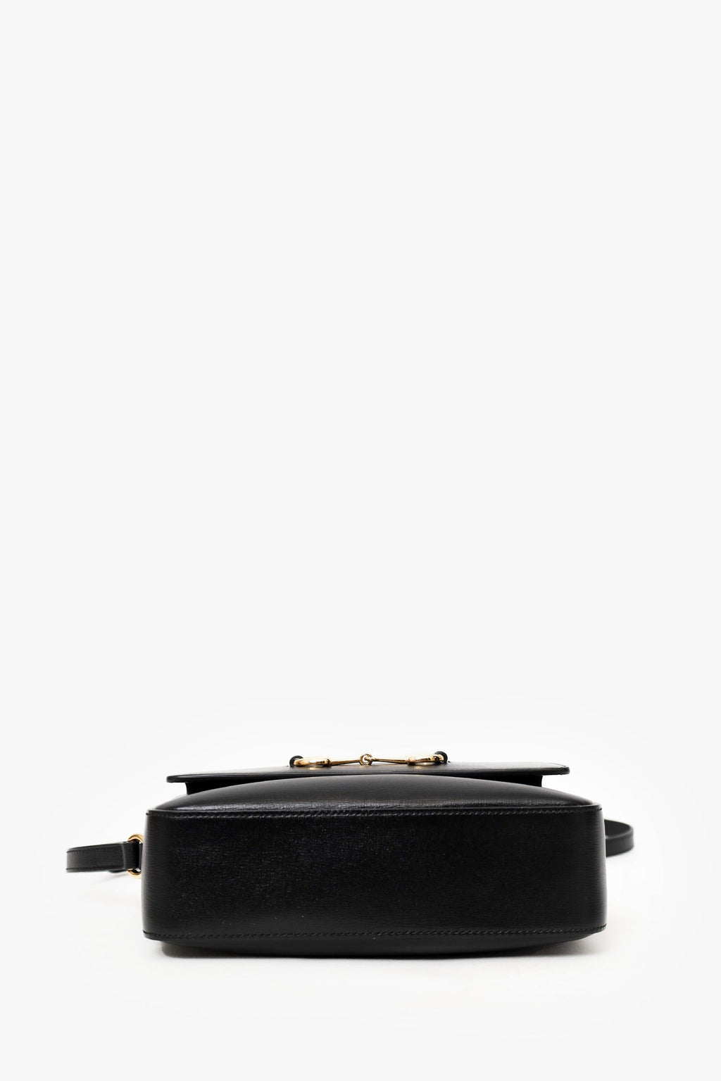 Gucci Black Azalea Calfskin Small Horsebit 1955 Shoulder Bag