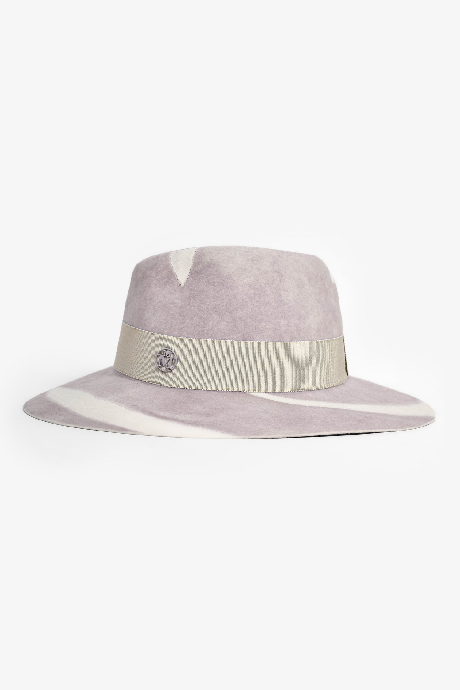 Maison Michel Lavender/White Velvet Hat Size S