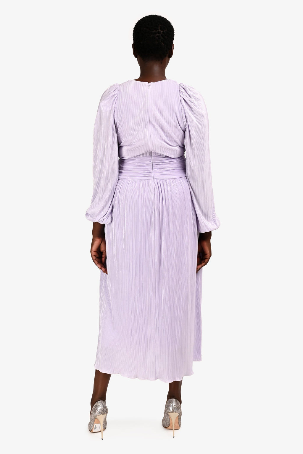Jonathan Simkhai Purple Shimmery Maxi Dress Size 6
