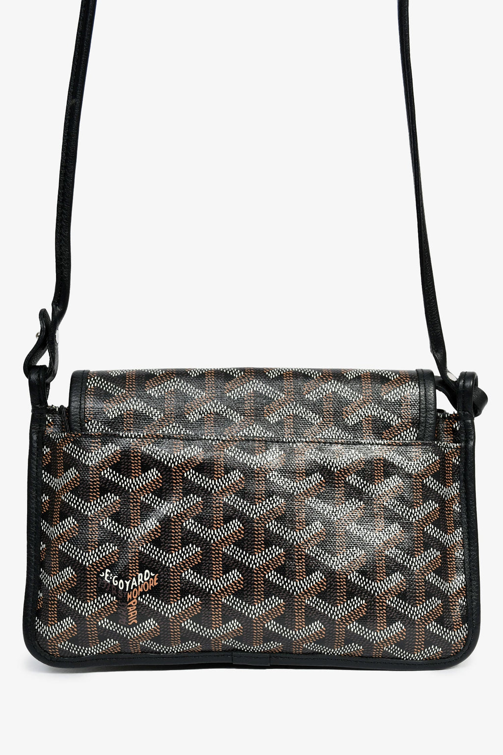 Goyard Black Goyardine Plumet Crossbody Bag