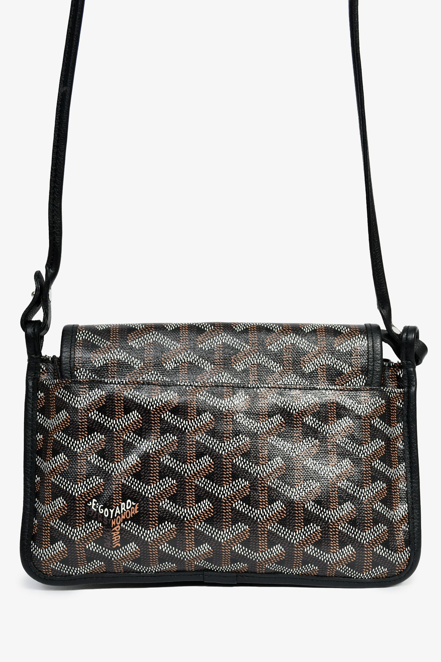 Goyard Black Goyardine Plumet Crossbody Bag