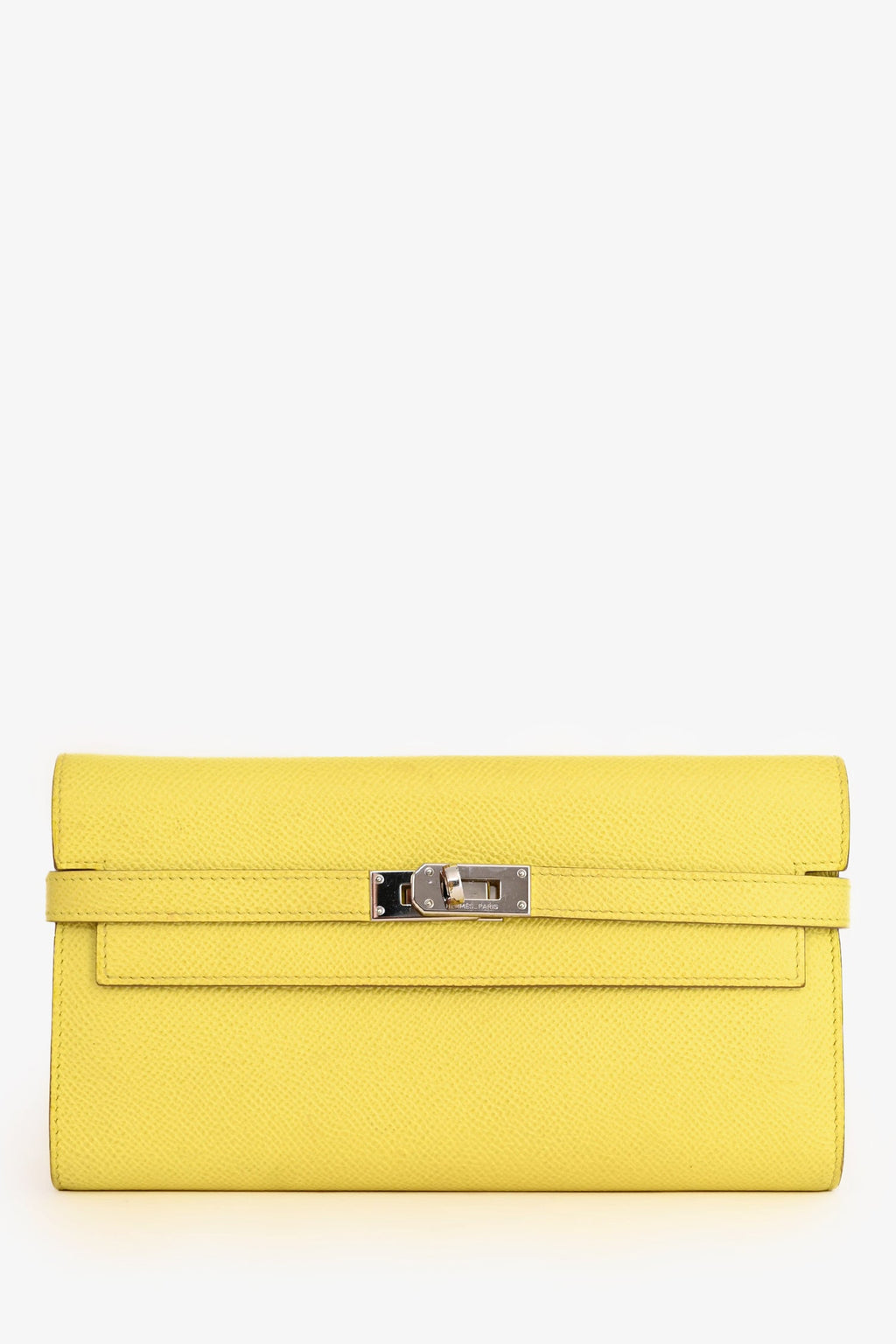 Hermès 2013 Yellow Epsom Kelly Wallet