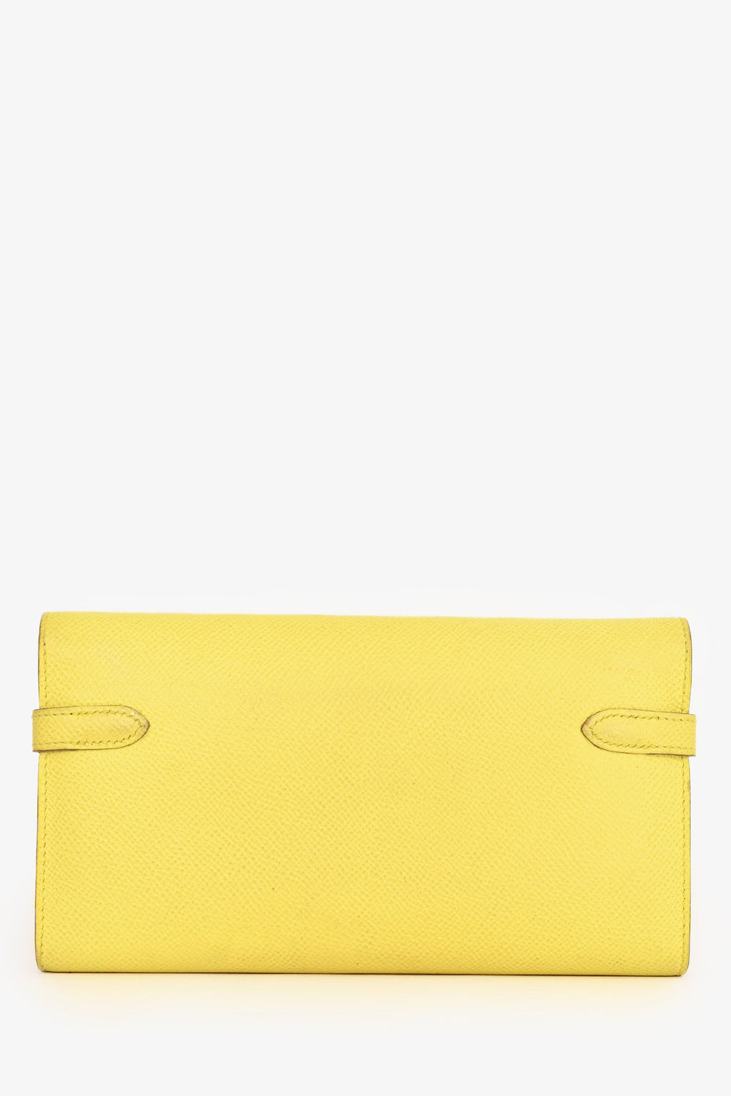 Hermès 2013 Yellow Epsom Kelly Wallet