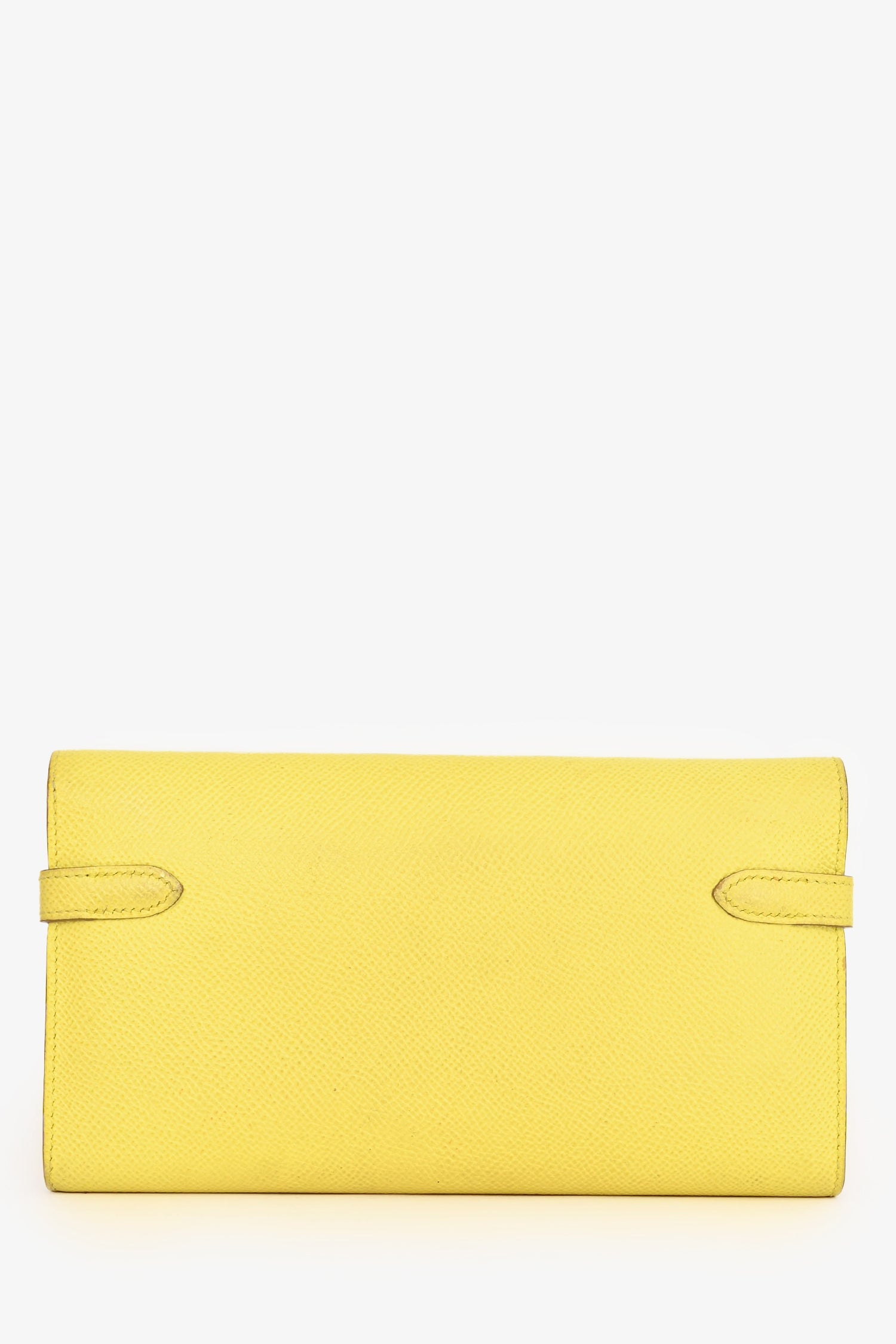 Hermès 2013 Yellow Epsom Kelly Wallet