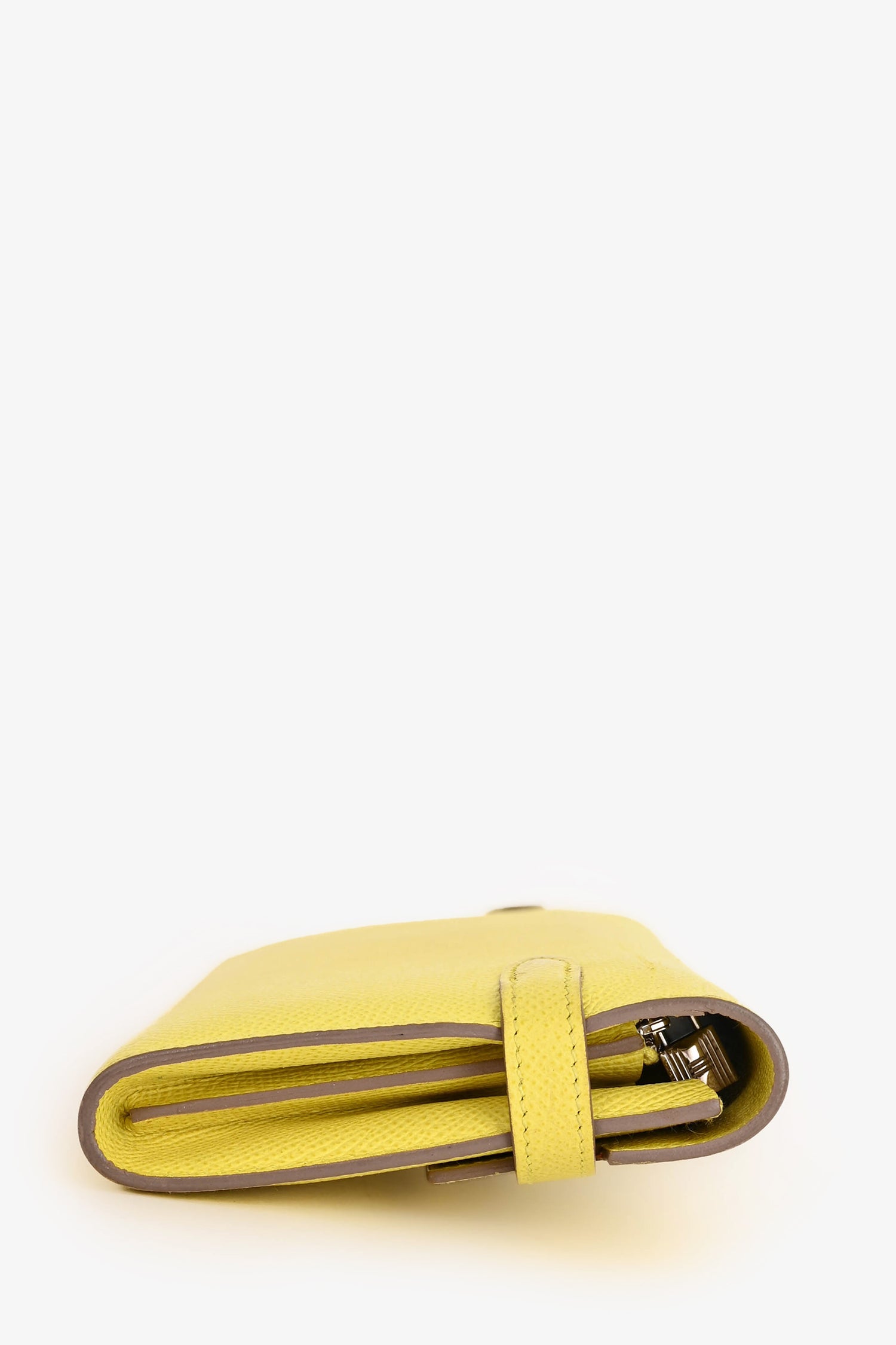Hermès 2013 Yellow Epsom Kelly Wallet
