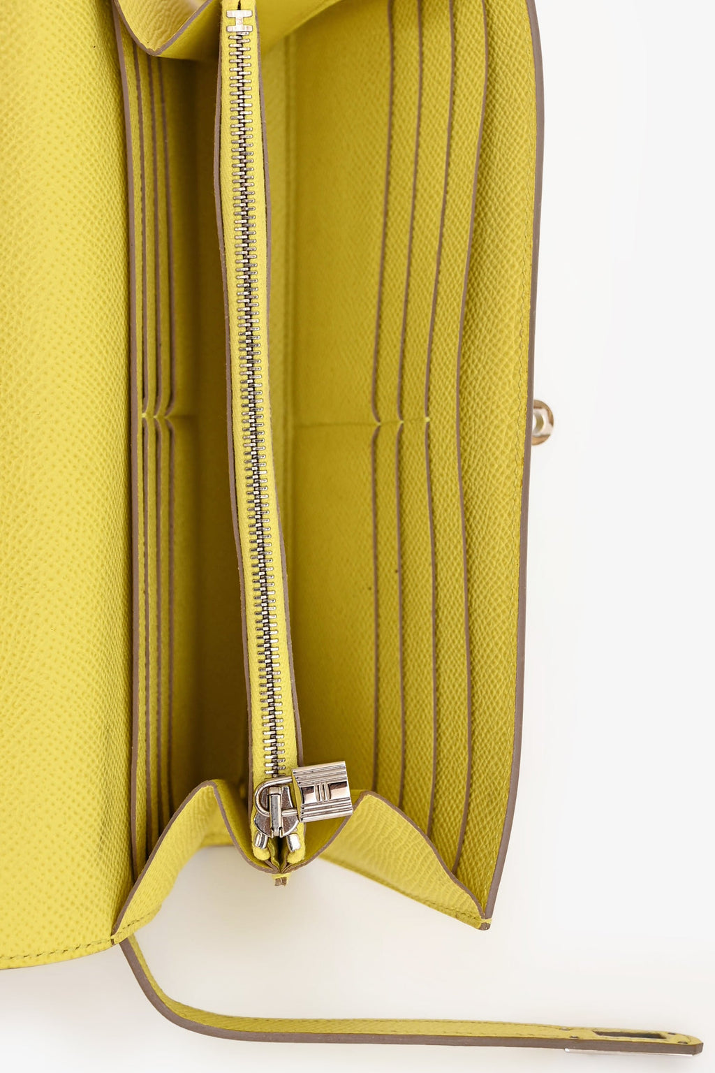 Hermès 2013 Yellow Epsom Kelly Wallet