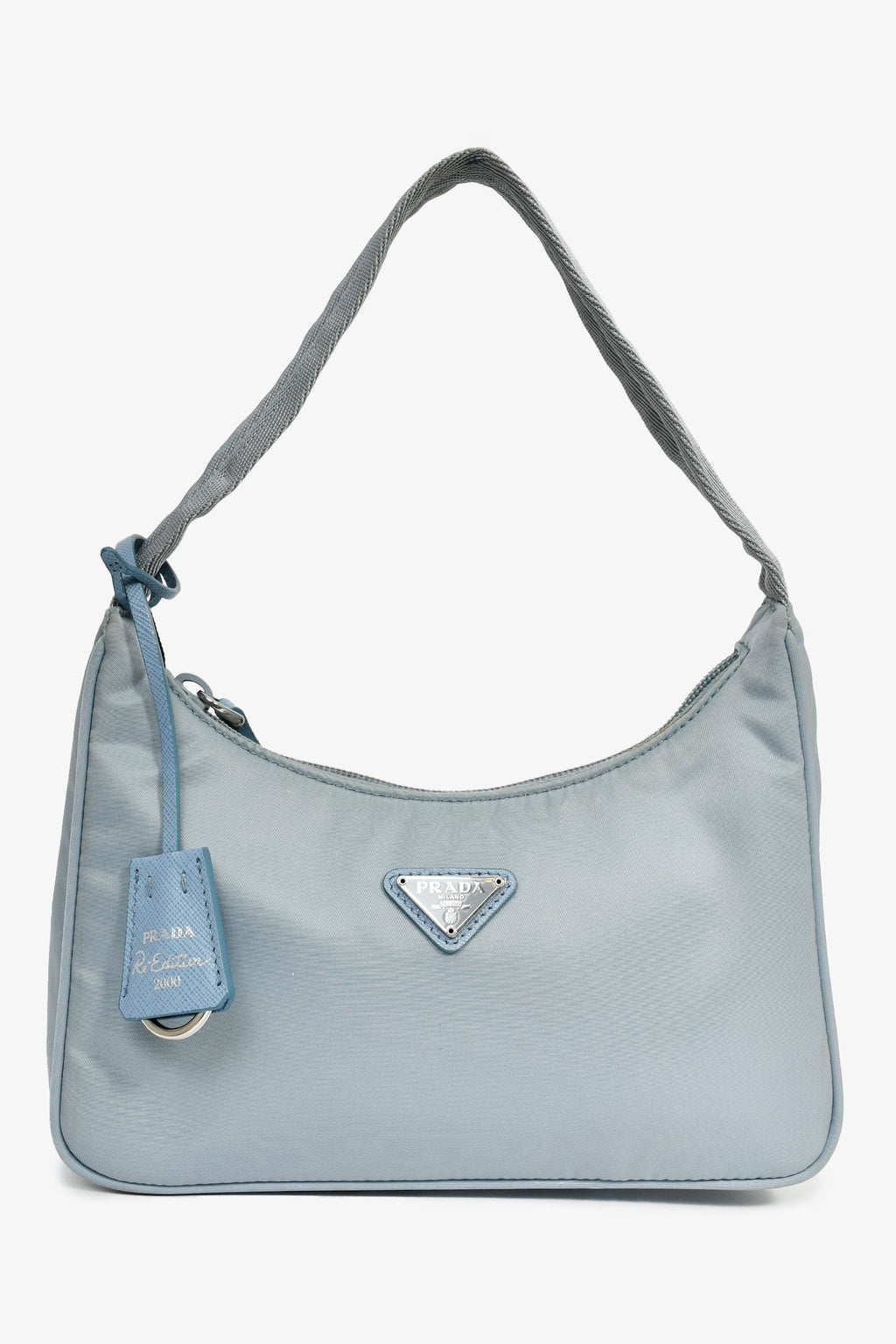 Prada Blue Nylon Re-Edition 2000 Shoulder Bag