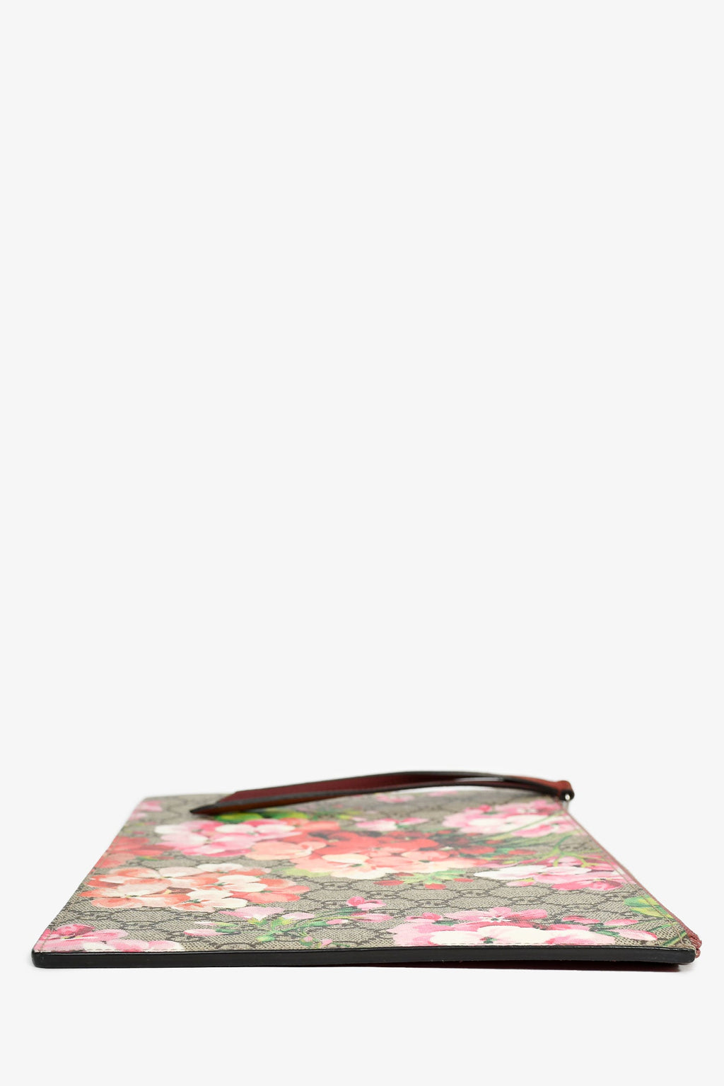 Gucci GG Supreme Blooms Large Cosmetics Zip Pouch