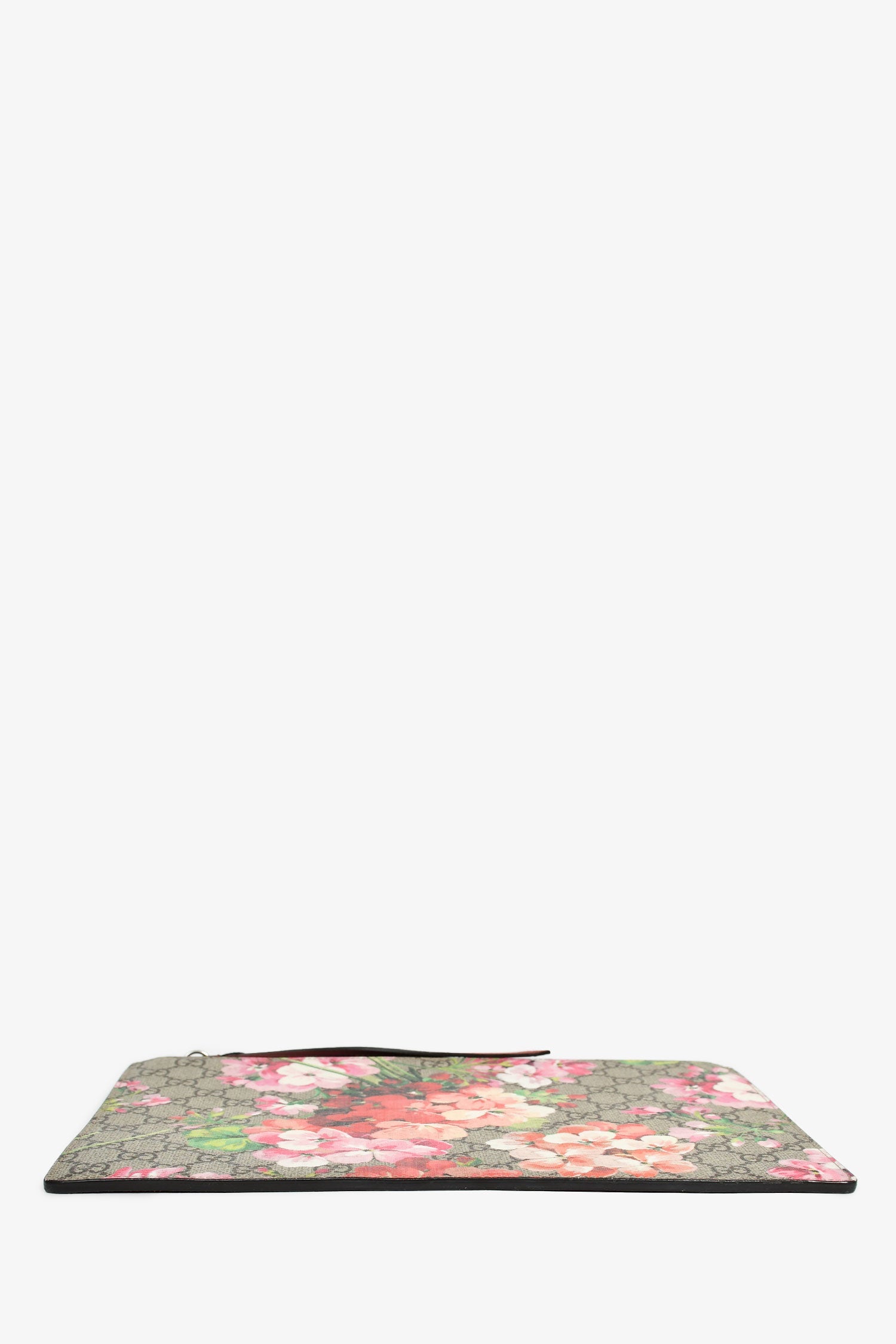 Gucci GG Supreme Blooms Large Cosmetics Zip Pouch
