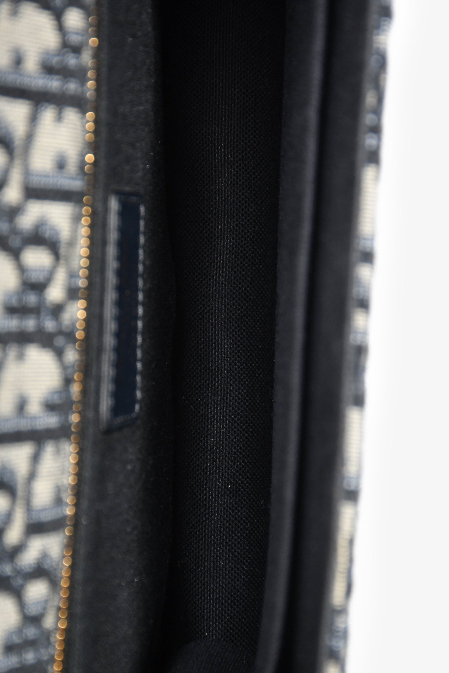 Christian Dior 2019 Navy Leather/Oblique 30 Montaigne Shoulder Bag