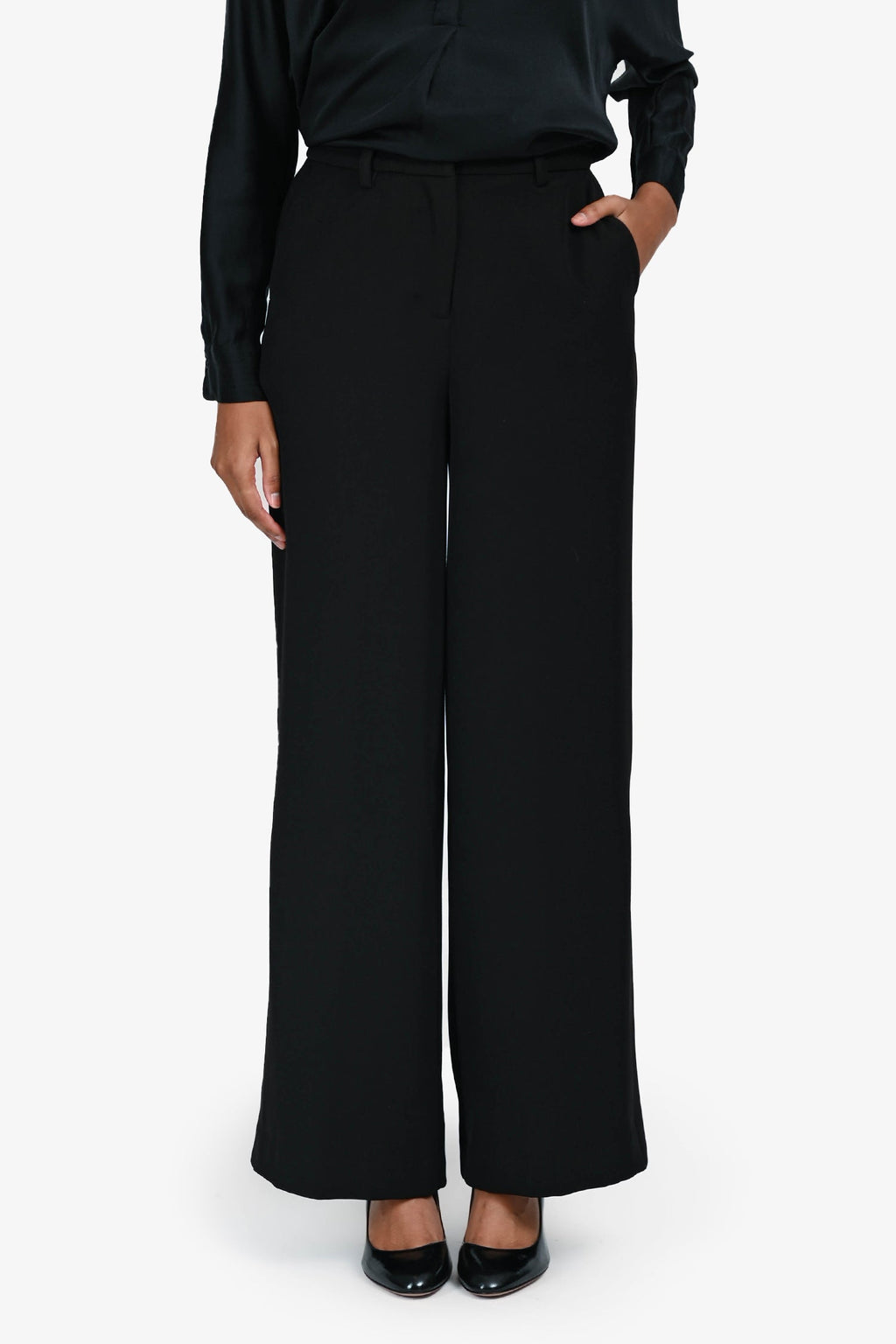 Opening Ceremony Black Wide Leg Pant Size 2