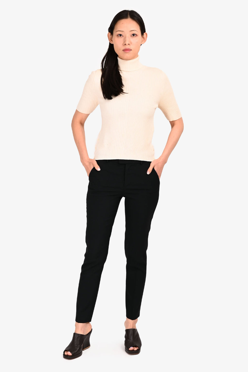 Red Valentino Black Trousers Size 38