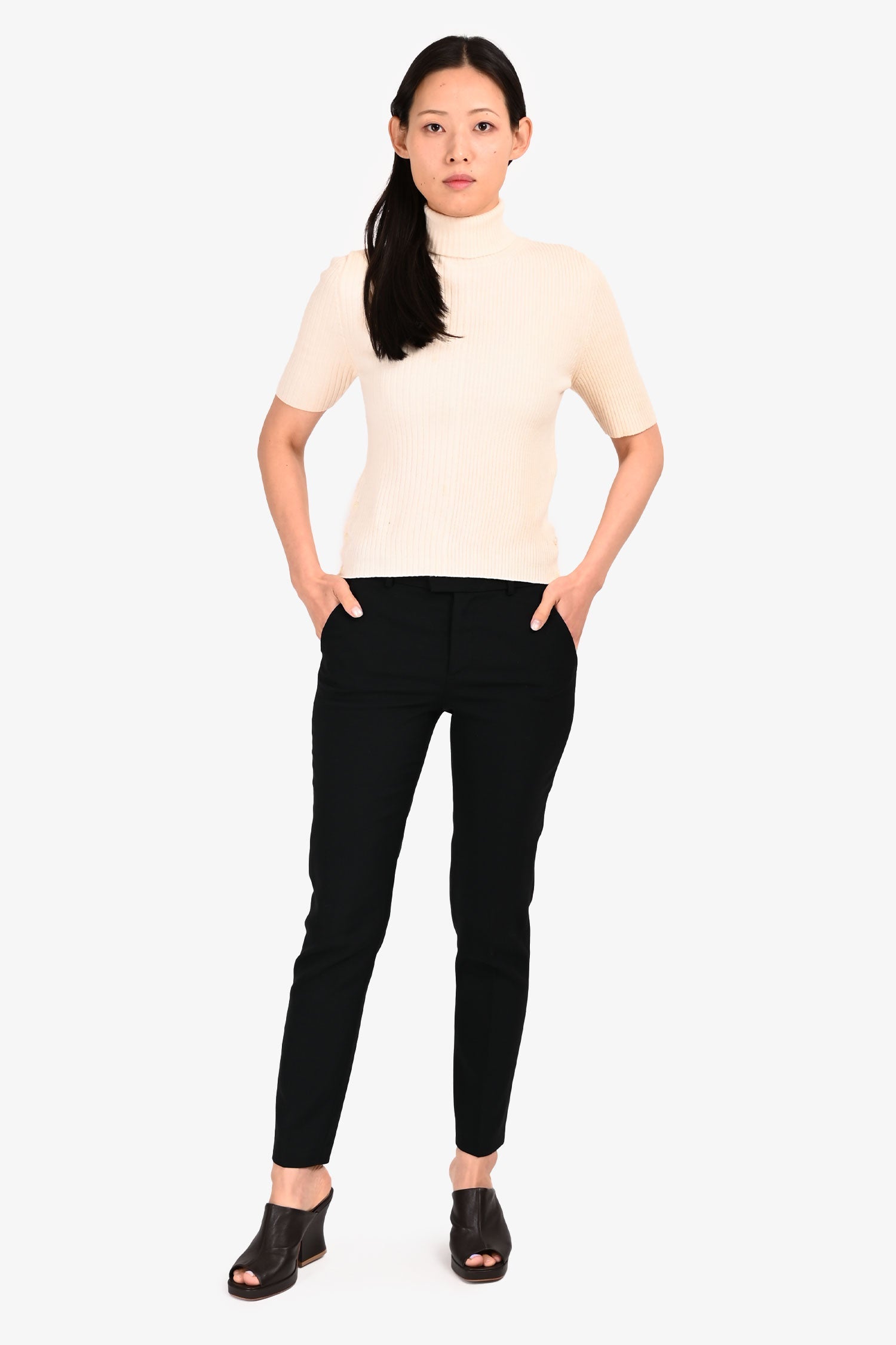 Red Valentino Black Trousers Size 38