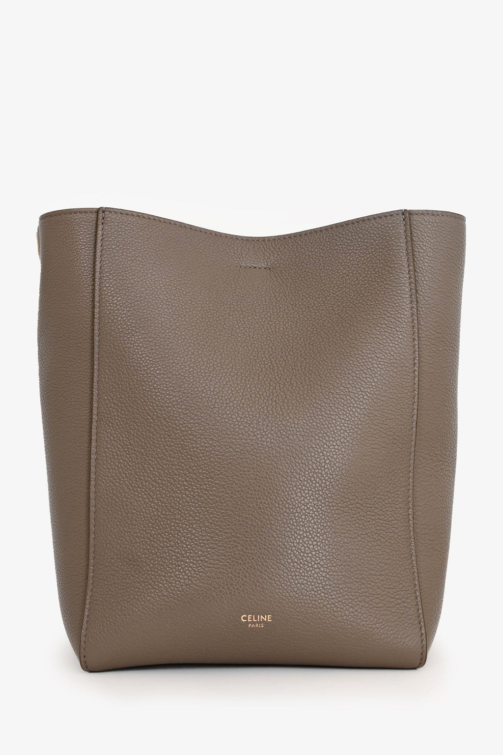 Celine 2019 Taupe Leather Sangle Crossbody
