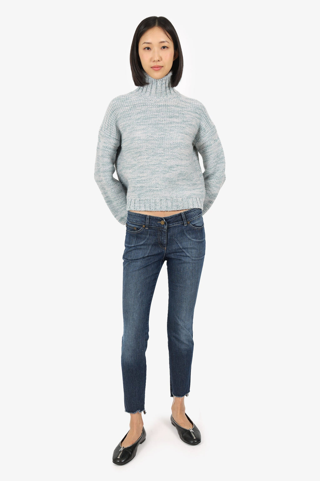 Alexander McQueen Blue Skinny Jeans Size 38